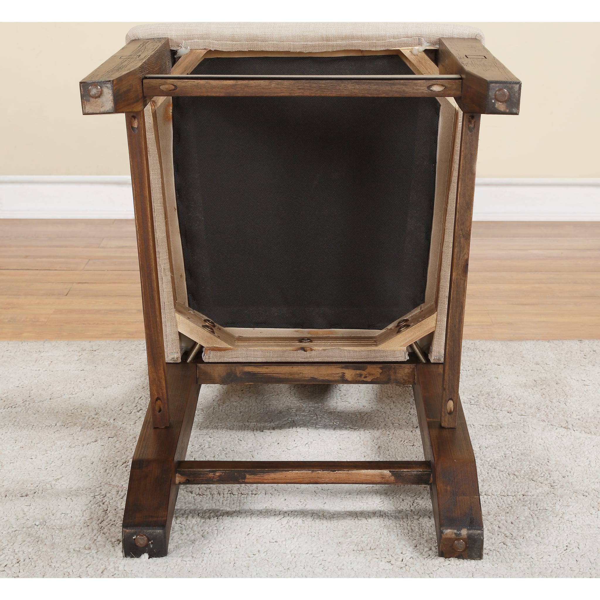 Meadow Wicker Dining Chair in Brick Brown - Image 3