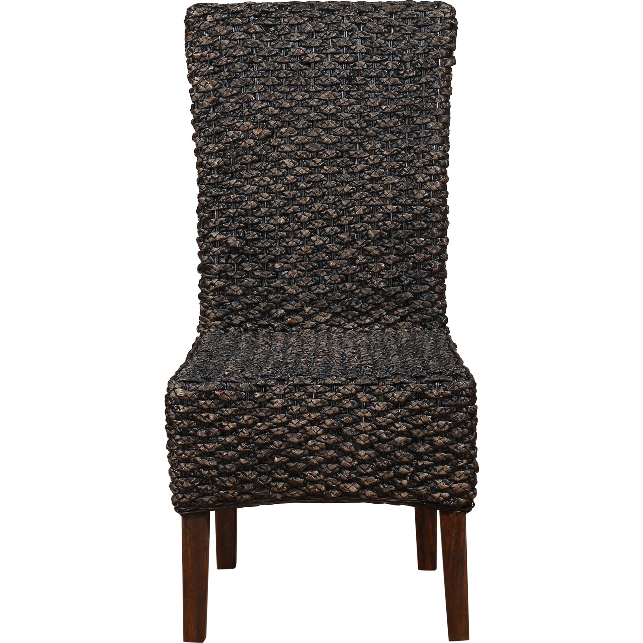 Meadow Wicker Dining Chair in Brick Brown - Image 5