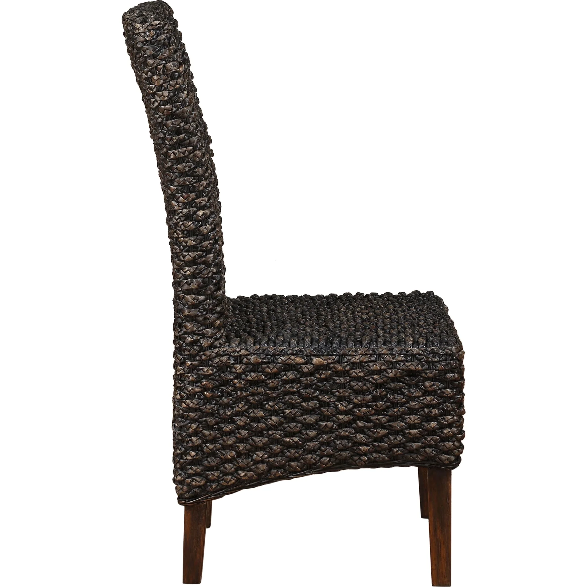 Meadow Wicker Dining Chair in Brick Brown - Image 7