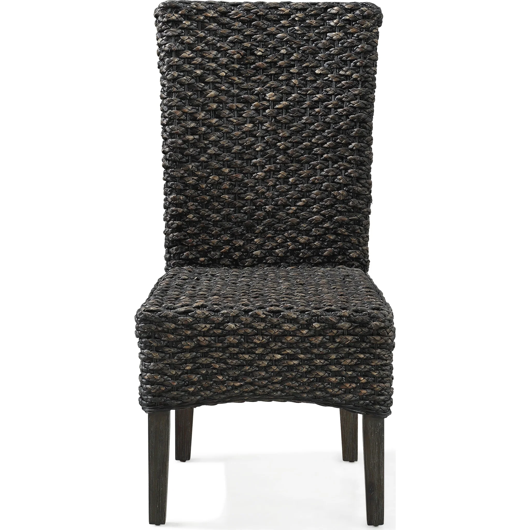 Meadow Chair Water Hyacinth in Graphite - Image 3