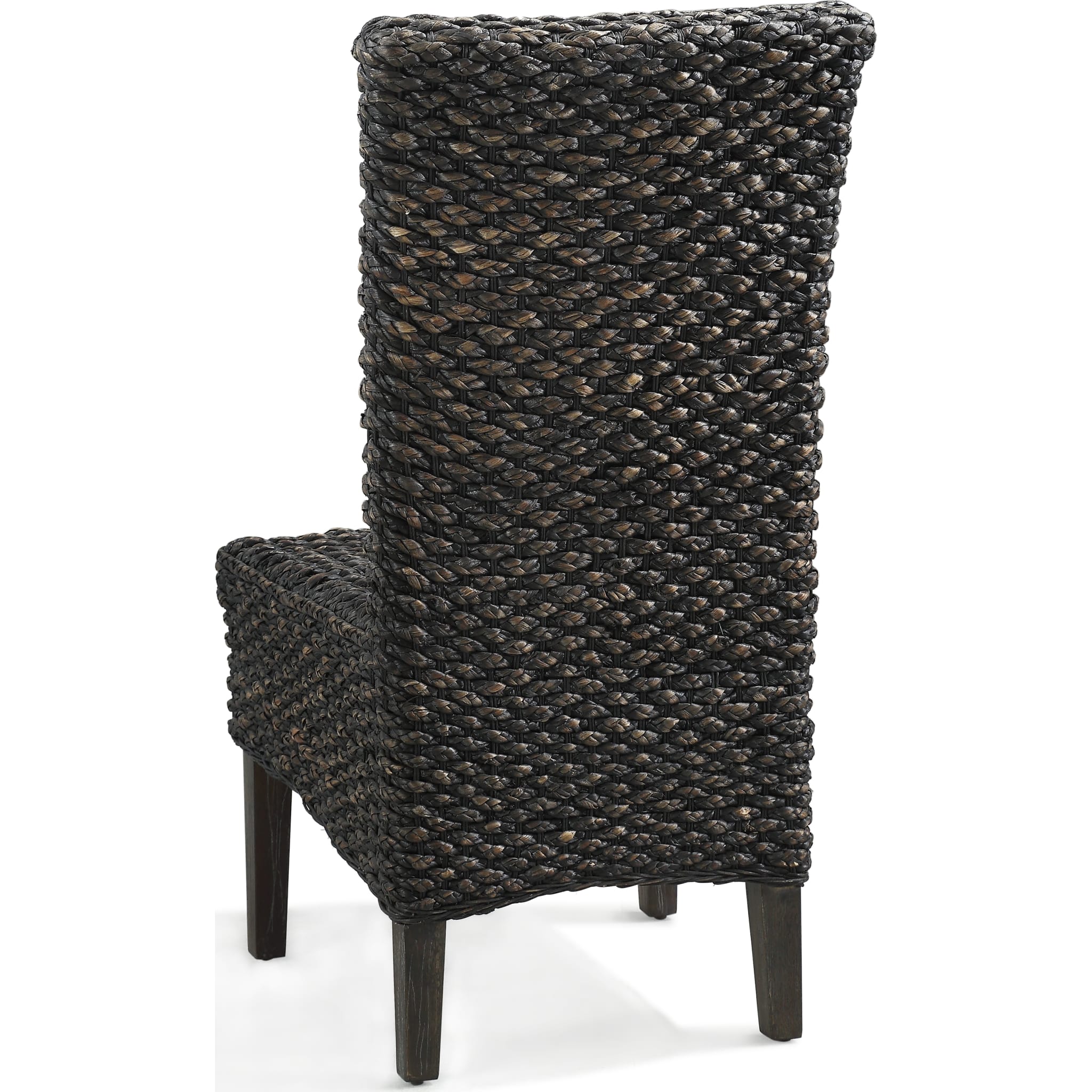 Meadow Chair Water Hyacinth in Graphite - Image 5