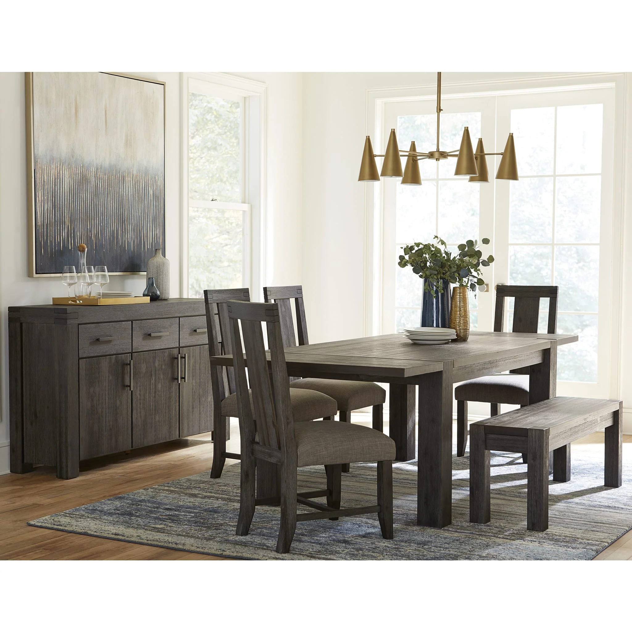 Meadow Solid Wood Uphostered Panel-Back Chair - Image 4