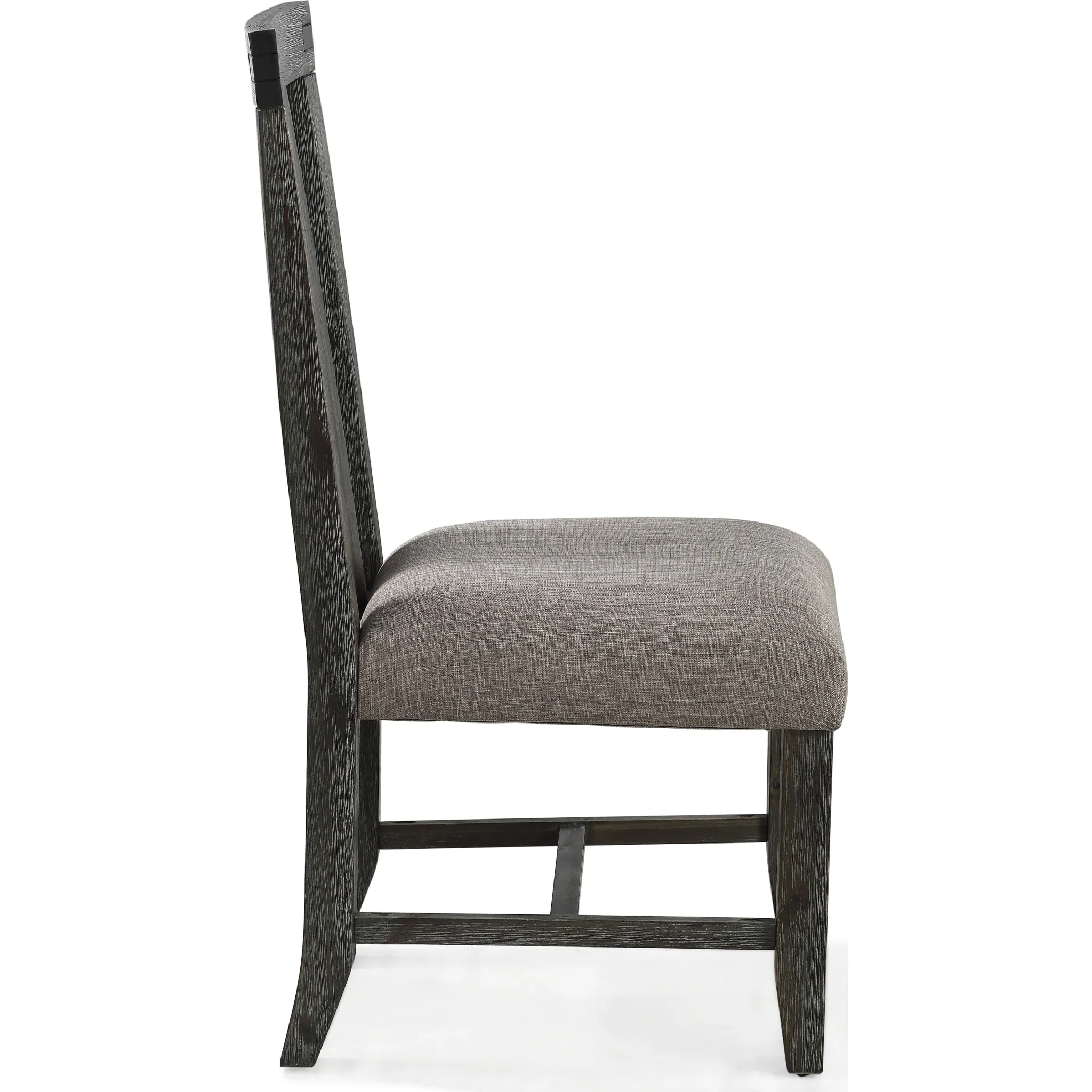Meadow Solid Wood Uphostered Panel-Back Chair - Image 7