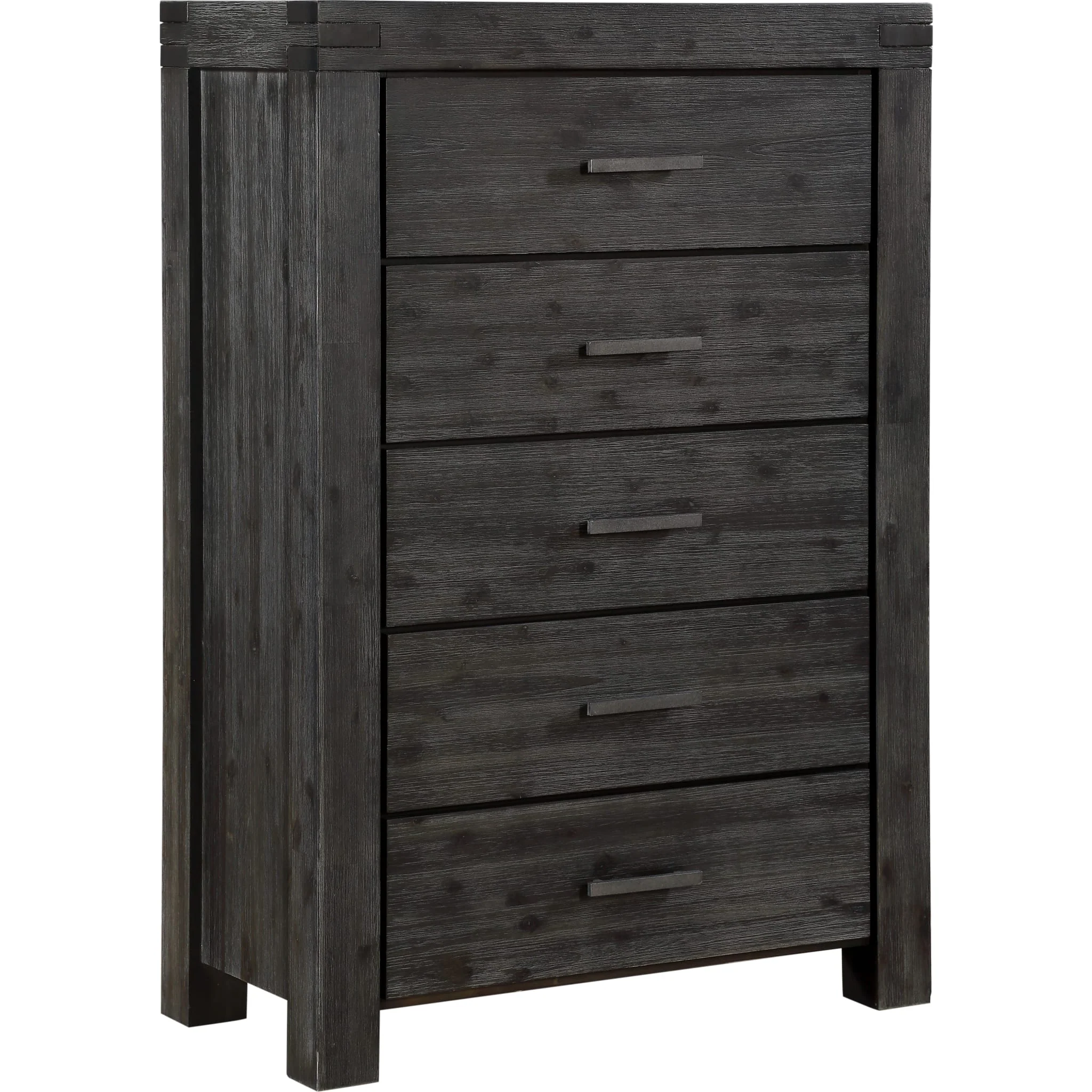 Meadow Five Drawer Solid Wood Chest in Graphite (2024) - Image 3