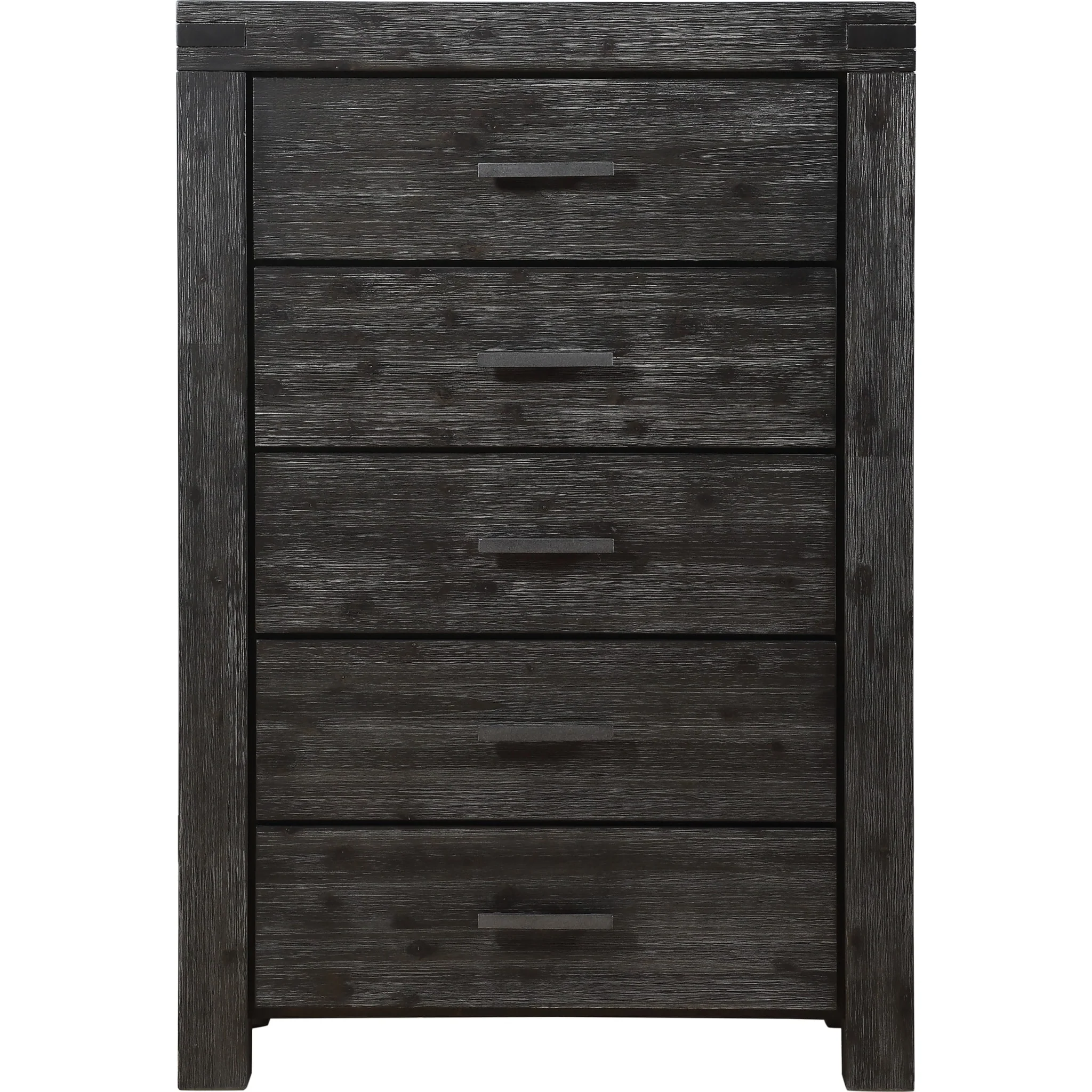 Meadow Five Drawer Solid Wood Chest in Graphite (2024) - Image 4