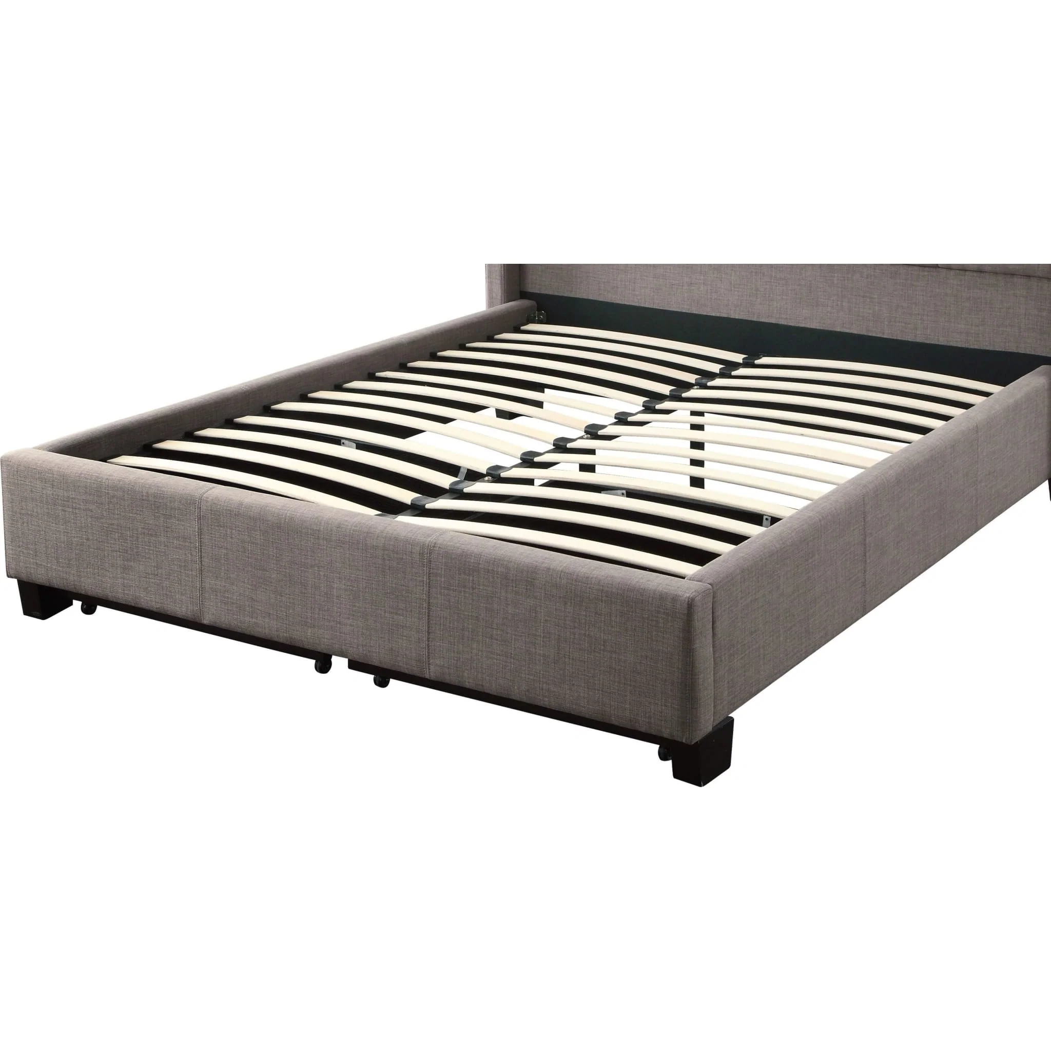 Melina Upholstered Footboard Storage Bed in Dolphin Linen - Image 10