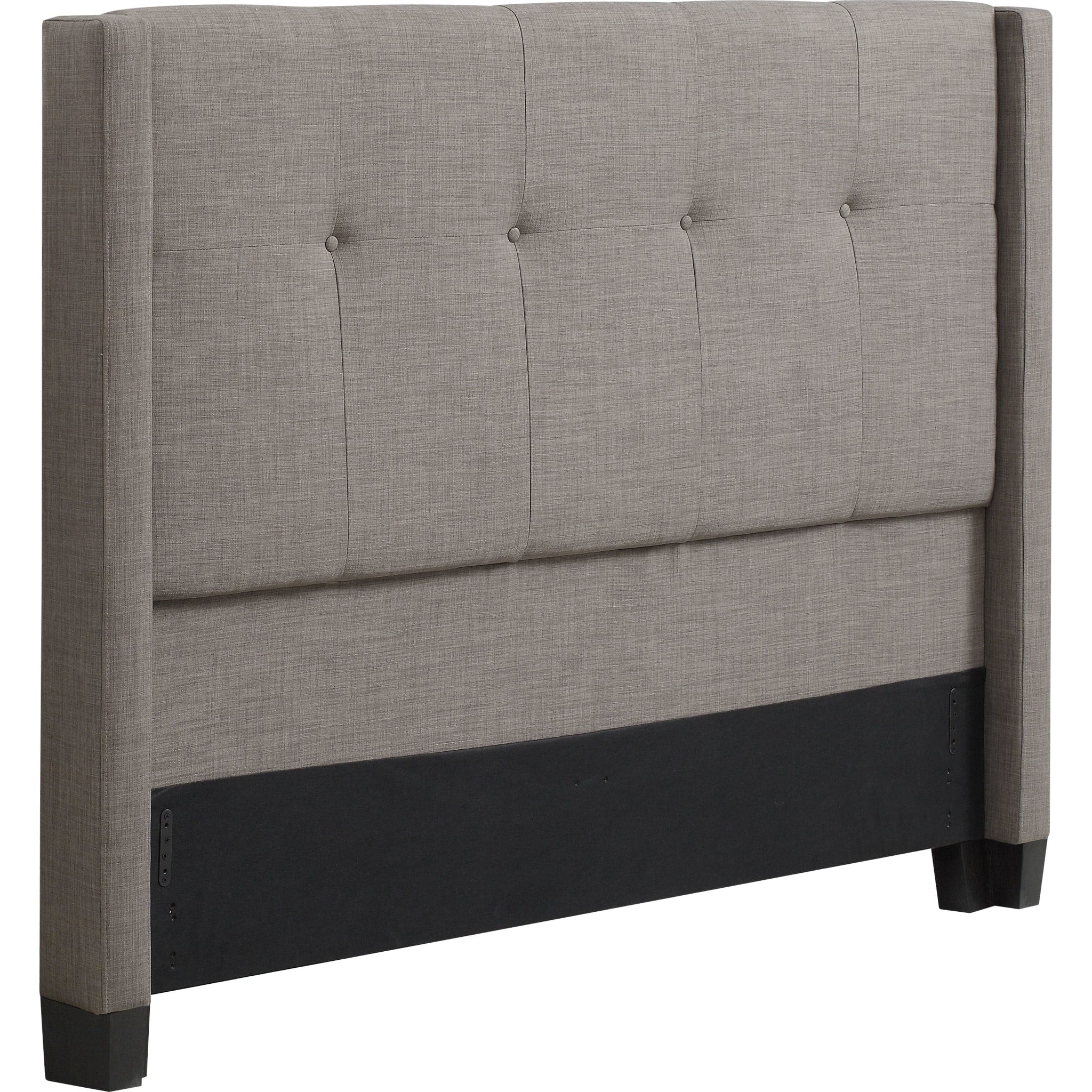Madeleine Wingback Upholstered Headboard in Dolphin Linen - Image 6