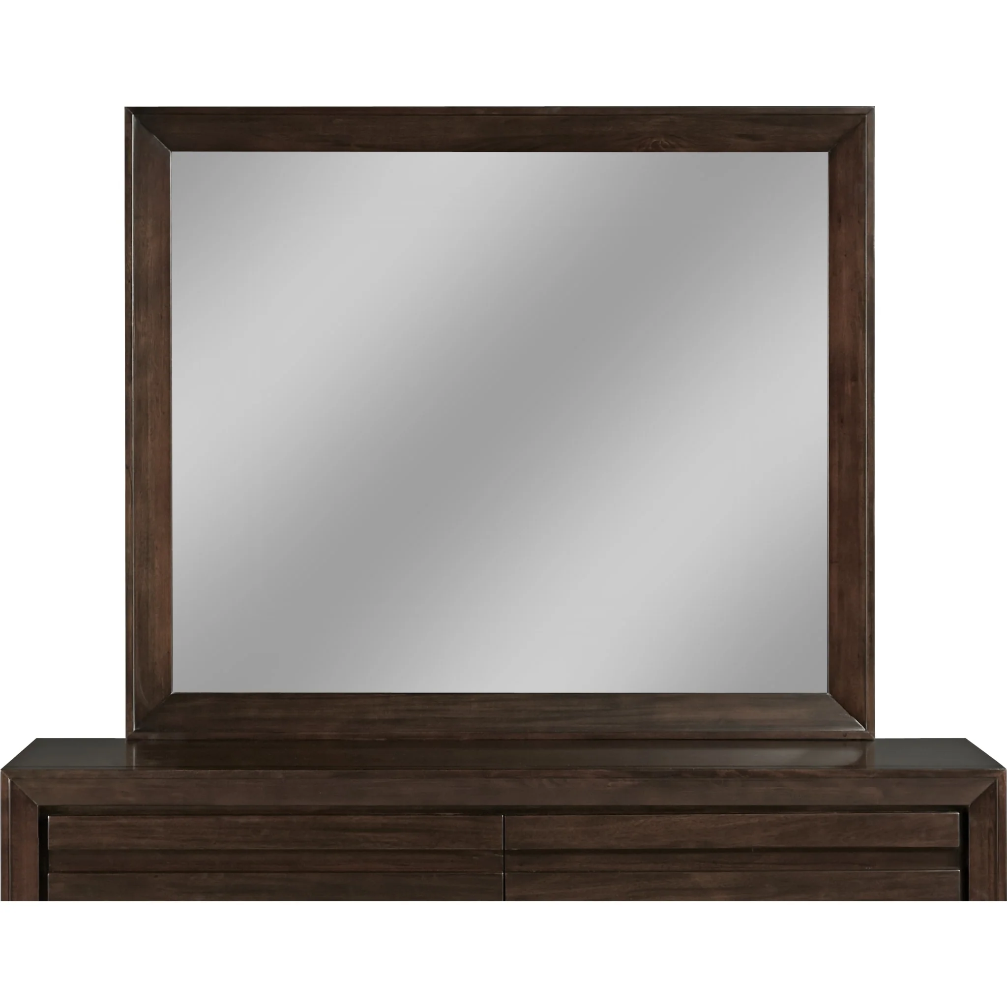 Element Mirror in Chocolate Brown - Image 3