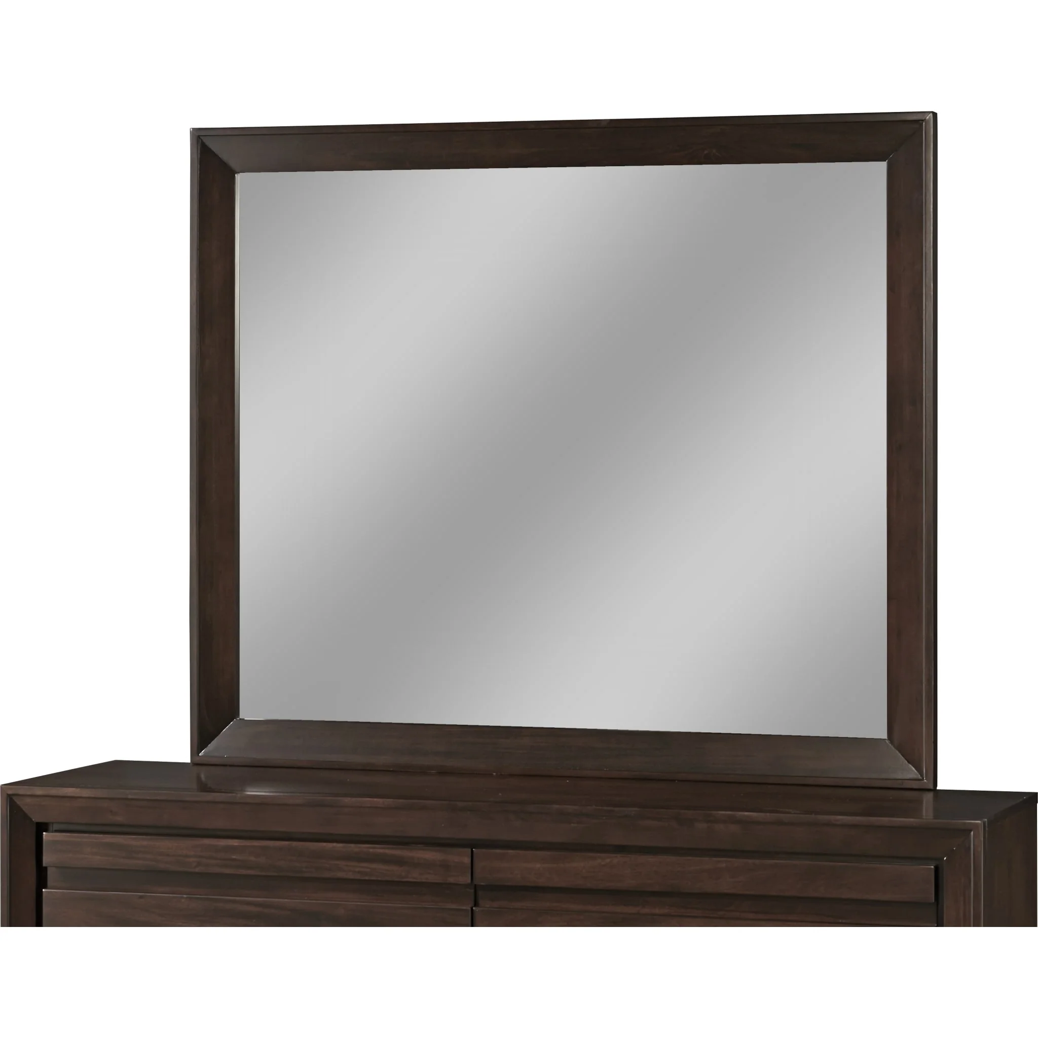Element Mirror in Chocolate Brown - Image 4