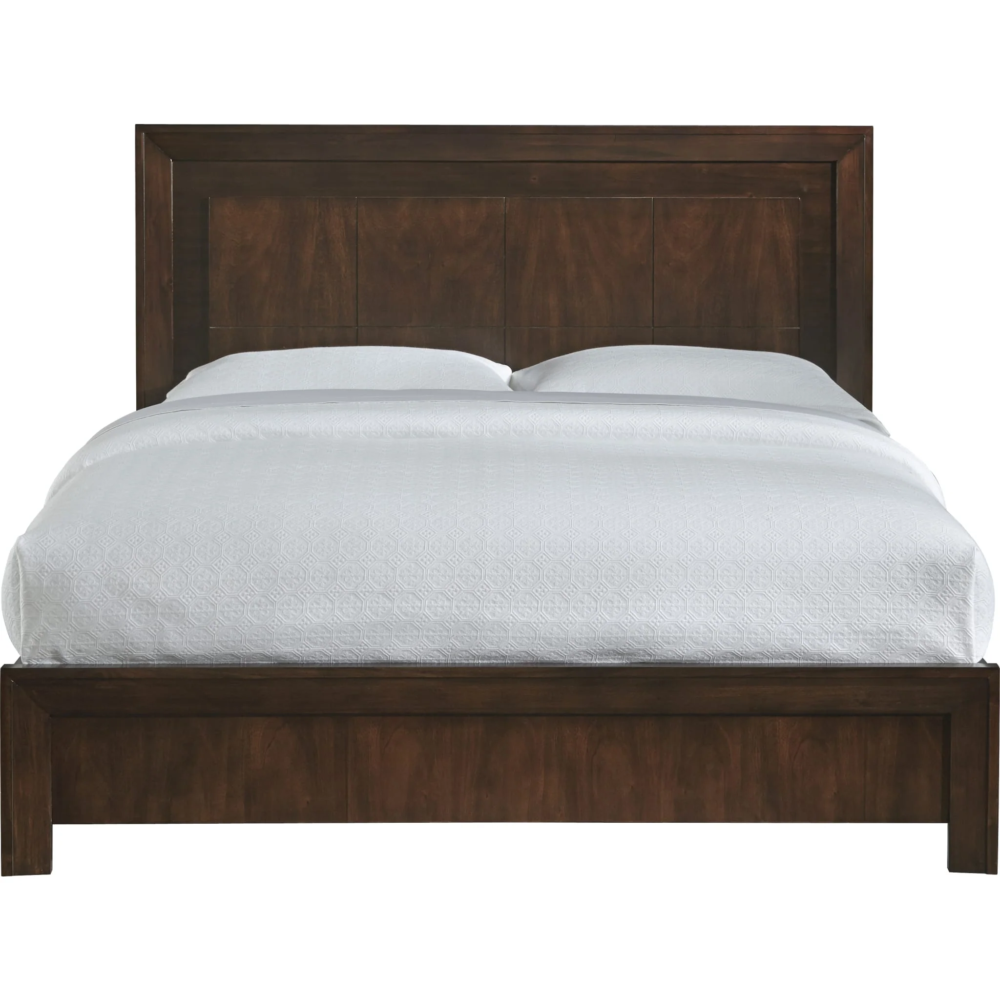 Element Wood Platform Bed in Chocolate Brown - Image 4