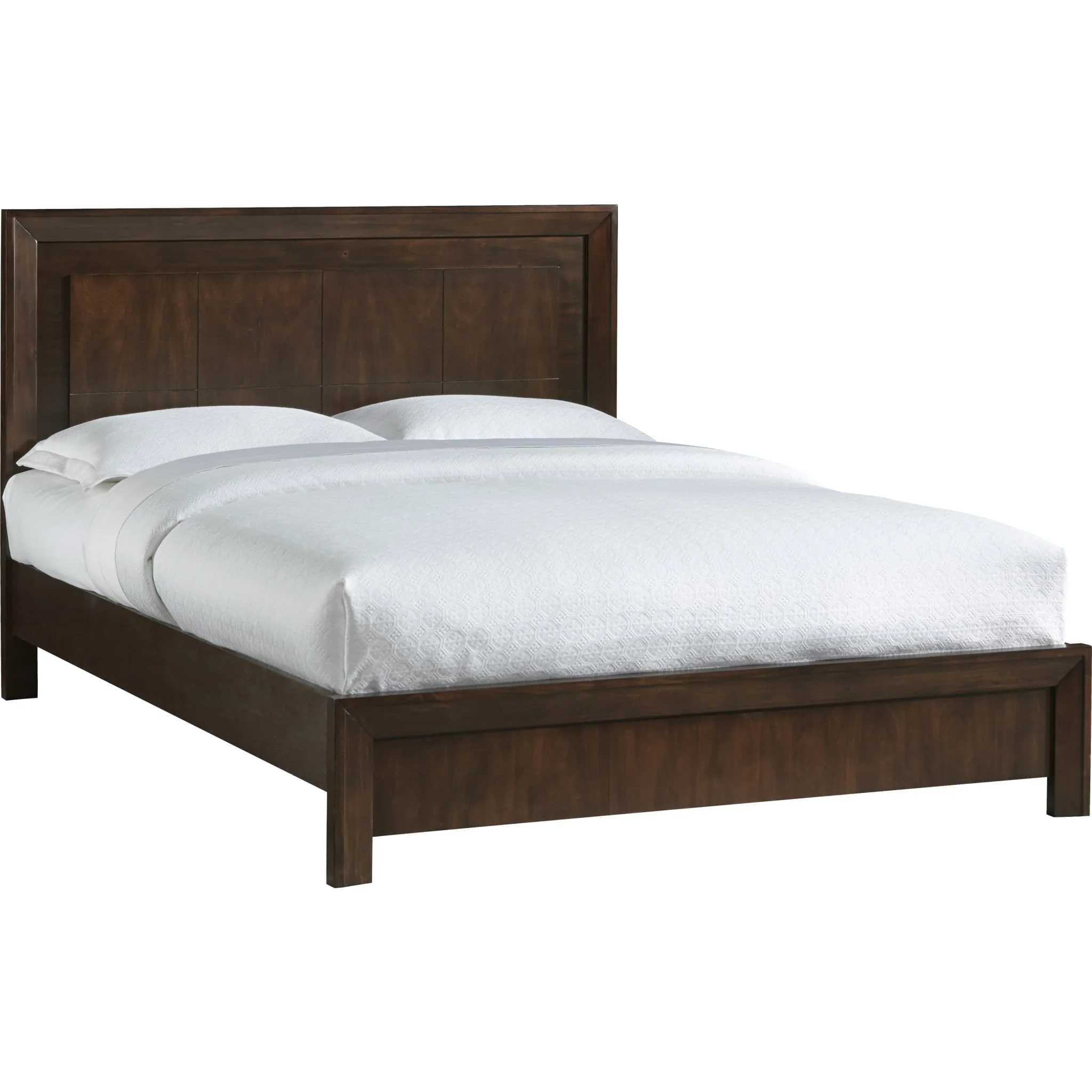Element Wood Platform Bed in Chocolate Brown - Image 5