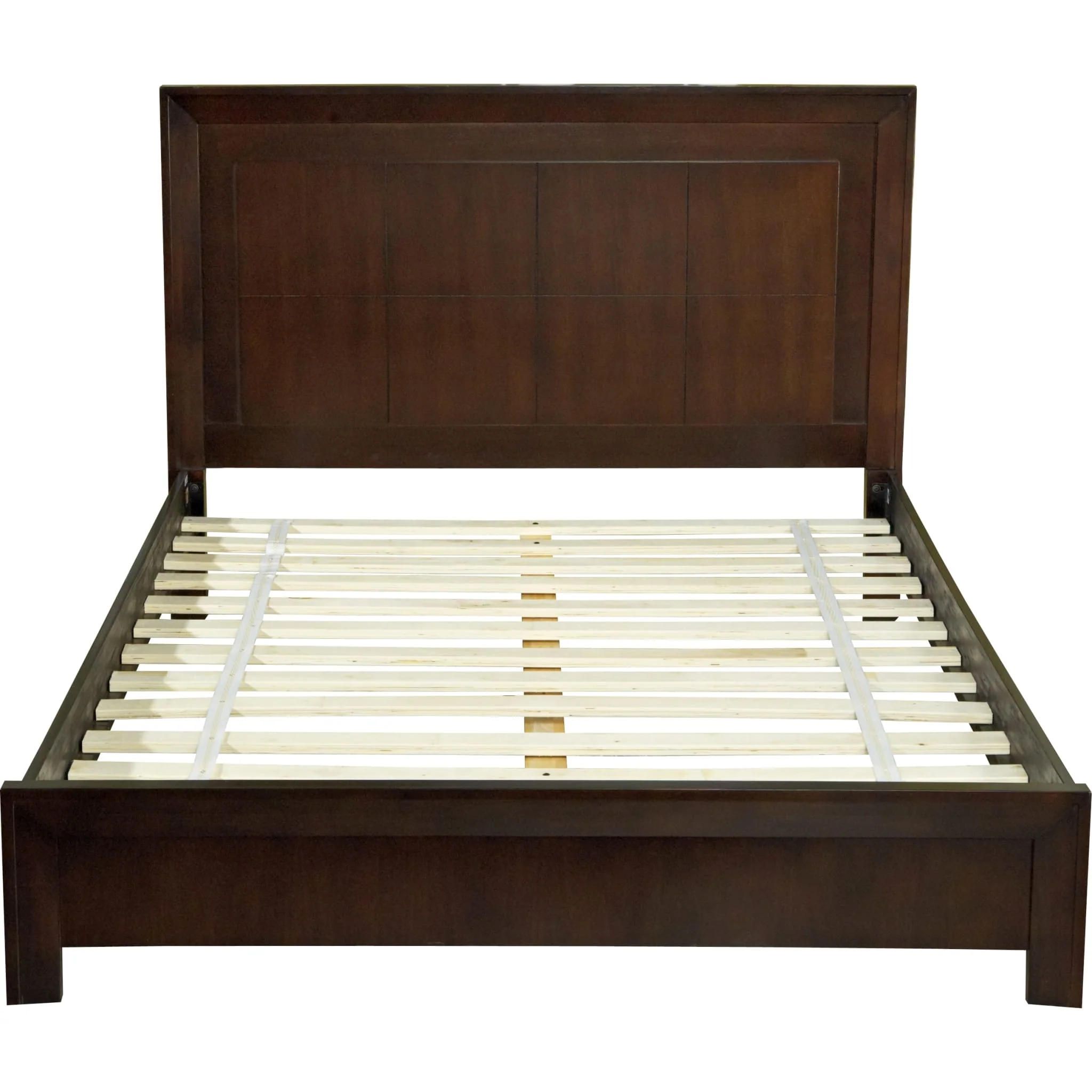 Element Wood Platform Bed in Chocolate Brown - Image 6