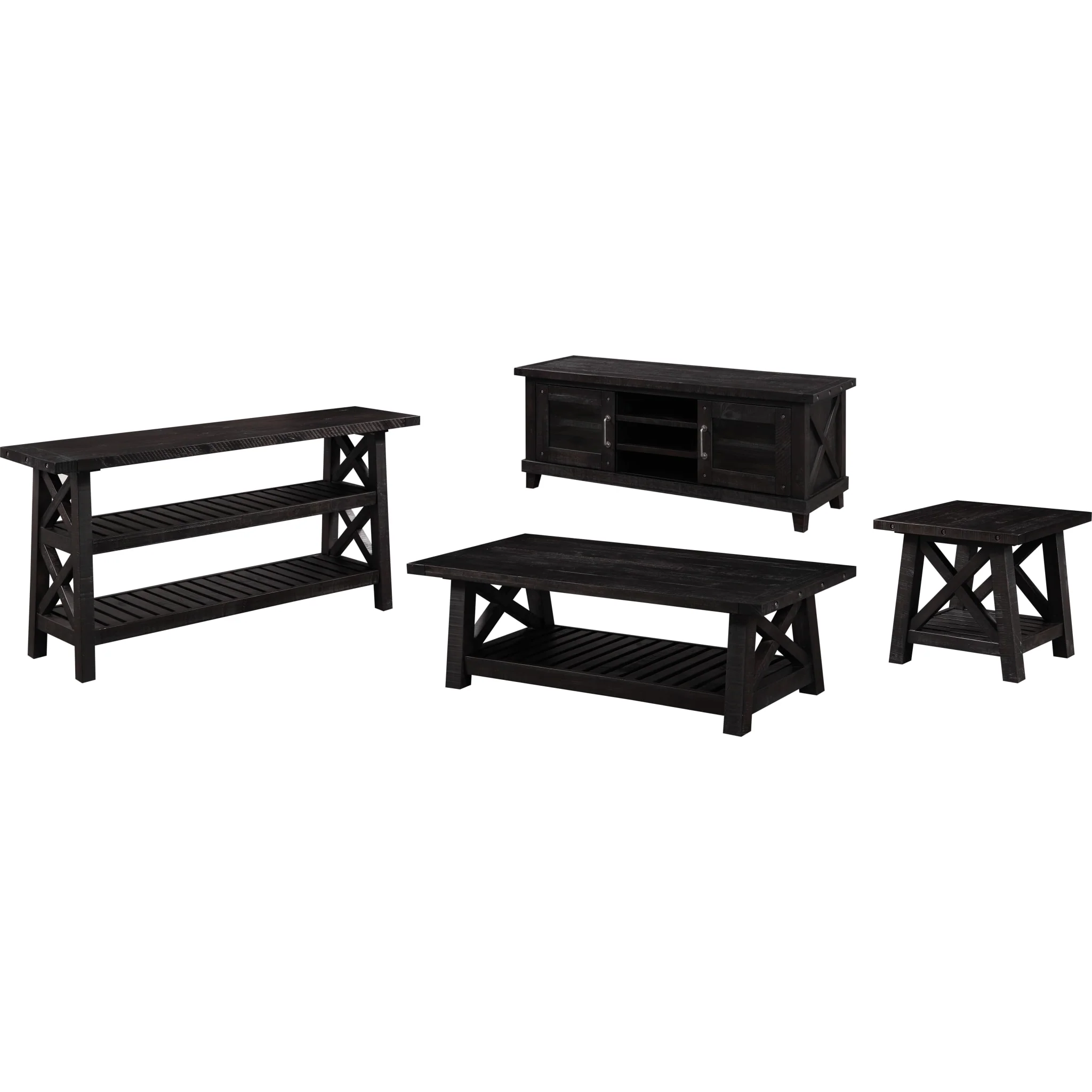 Yosemite Solid Wood Side Table in Cafe - Image 4