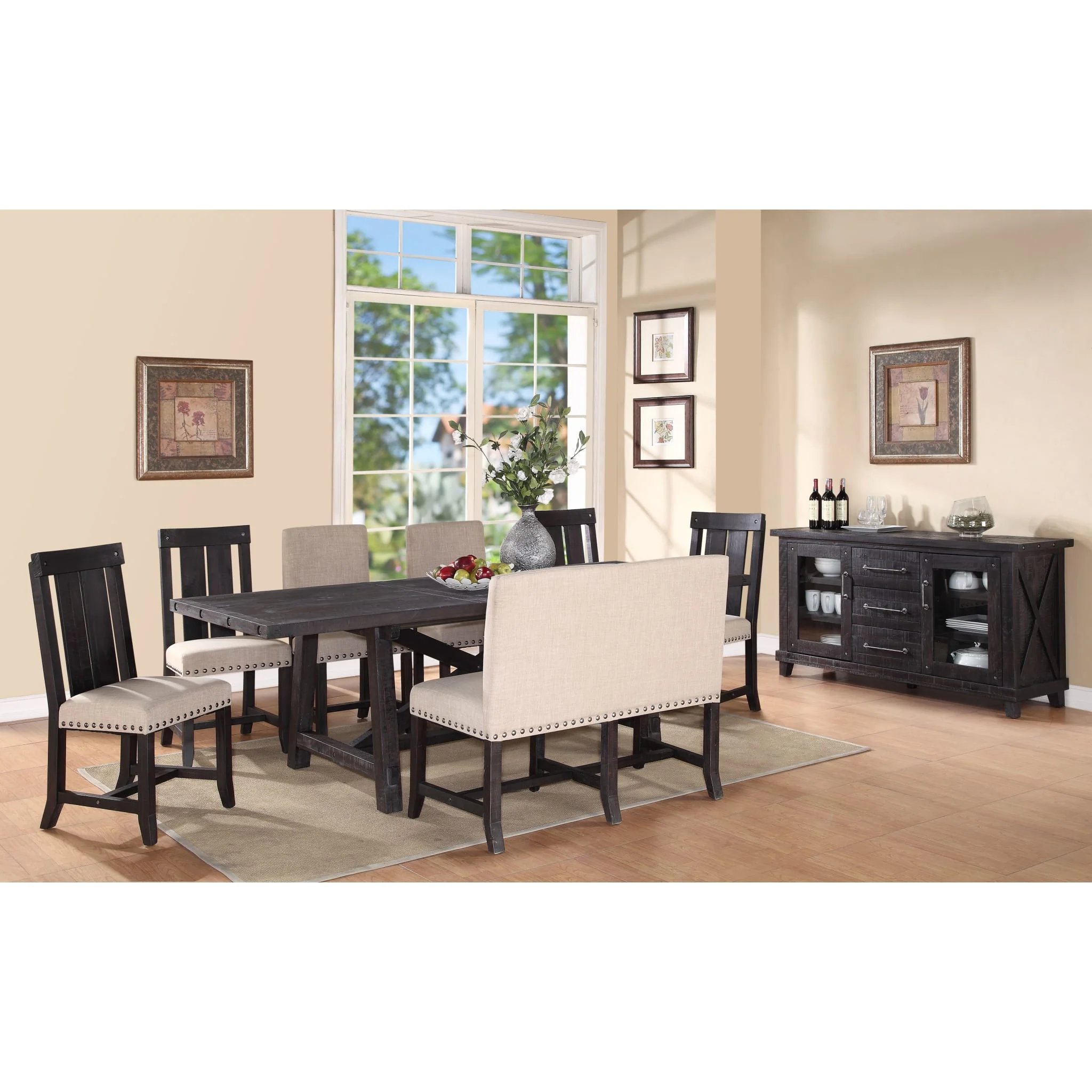 Yosemite Solid Wood Rectangular Extension Table - Image 22