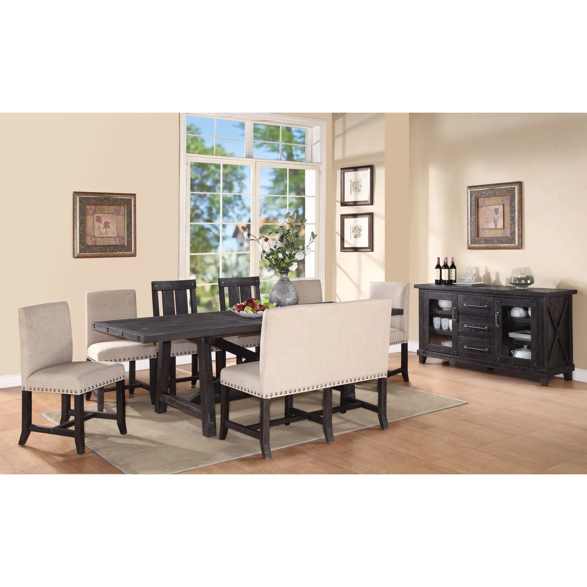 Yosemite Solid Wood Rectangular Extension Table - Image 5