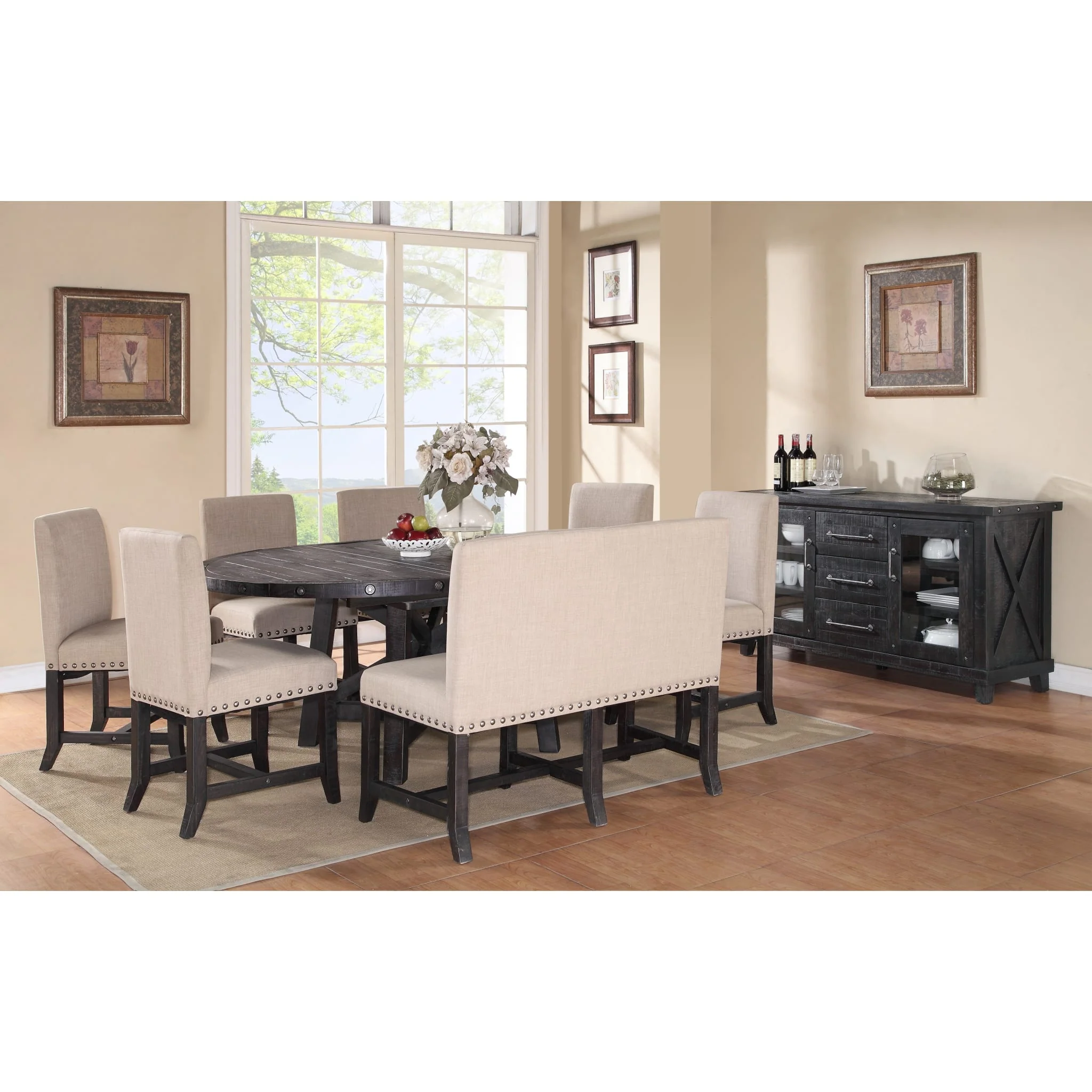 Yosemite Solid Wood Round Extension Table - Image 12