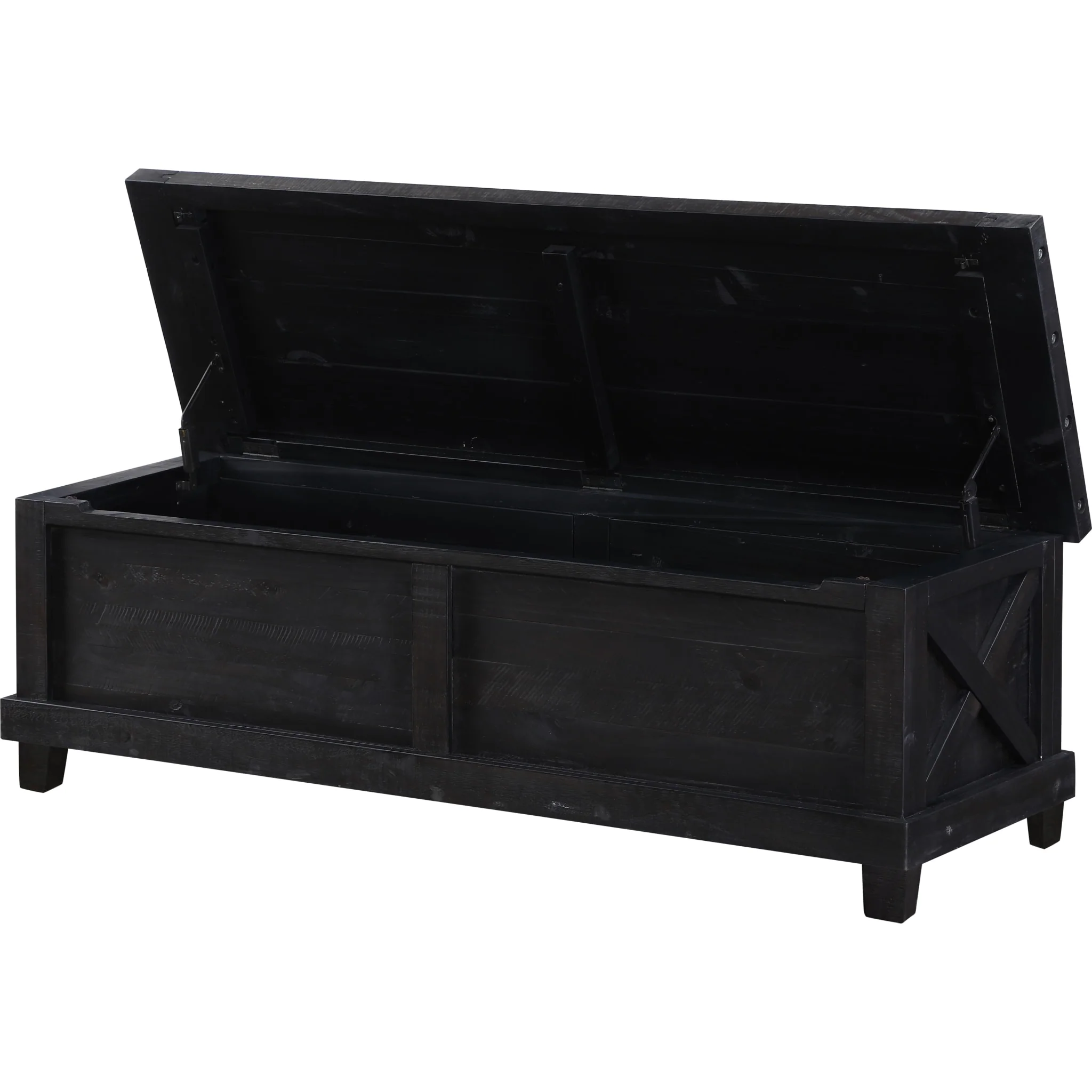 Yosemite Solid Wood Blanket Box in Cafe - Image 3