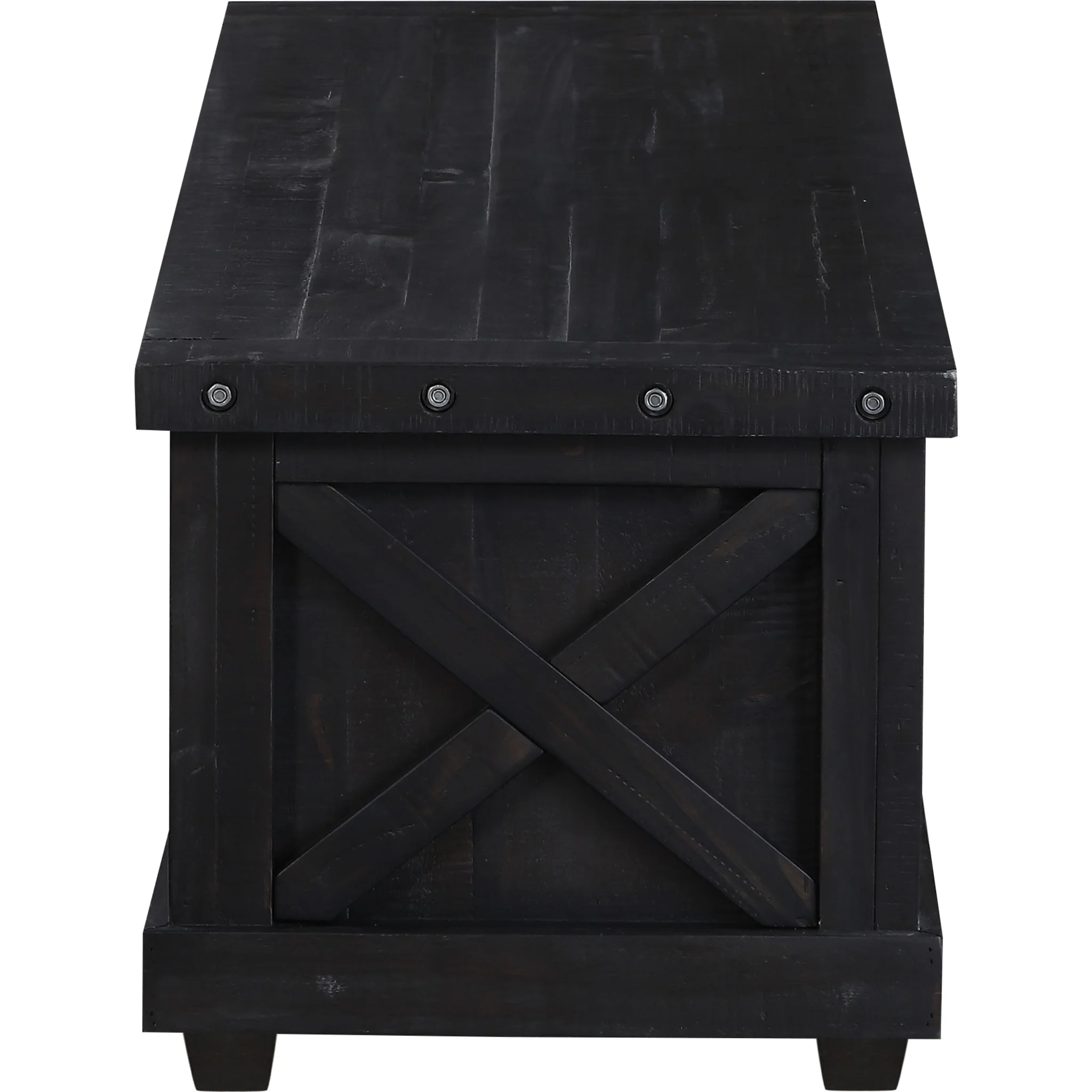 Yosemite Solid Wood Blanket Box in Cafe - Image 5