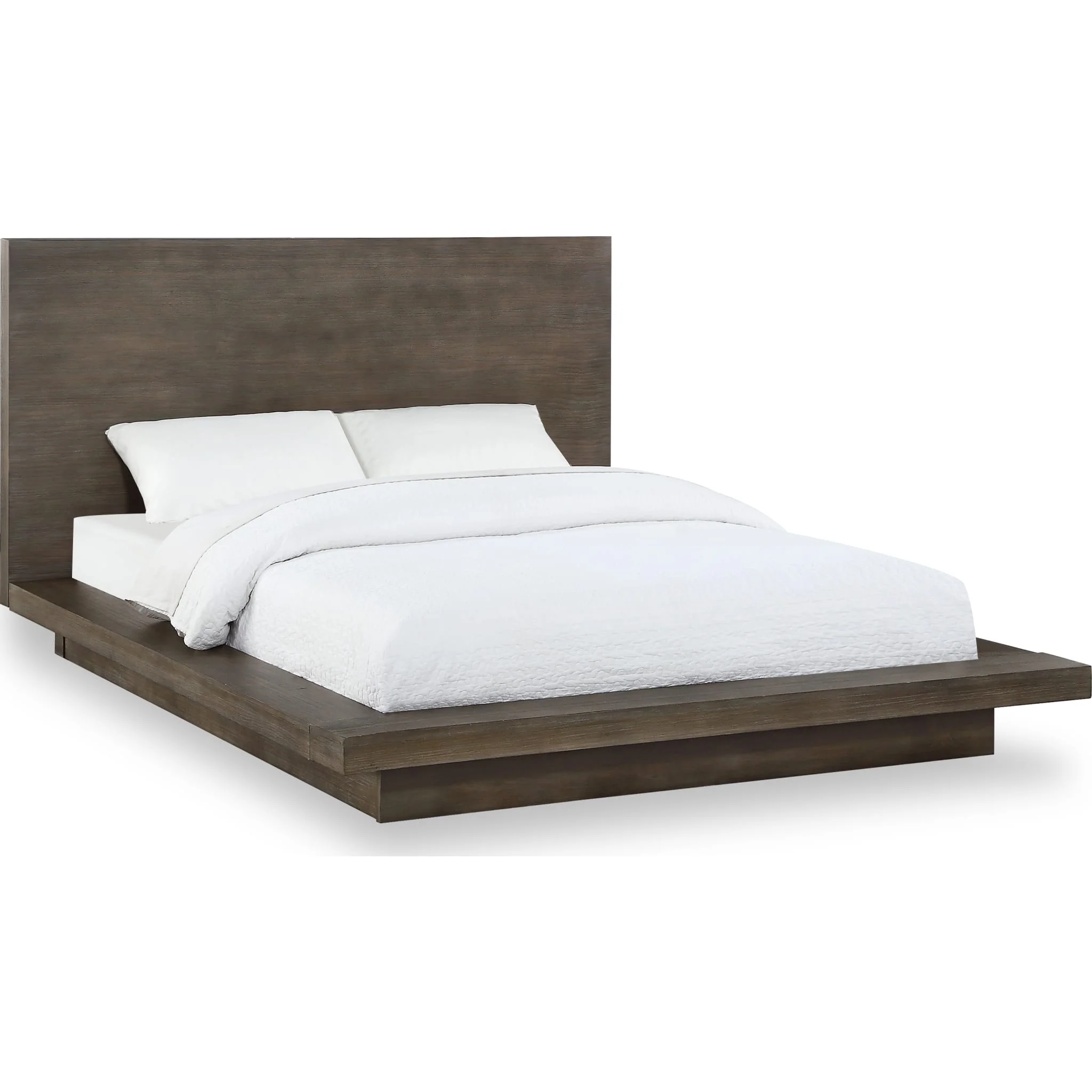 Melbourne Wood Platform Bed in Dark Pine - Image 3