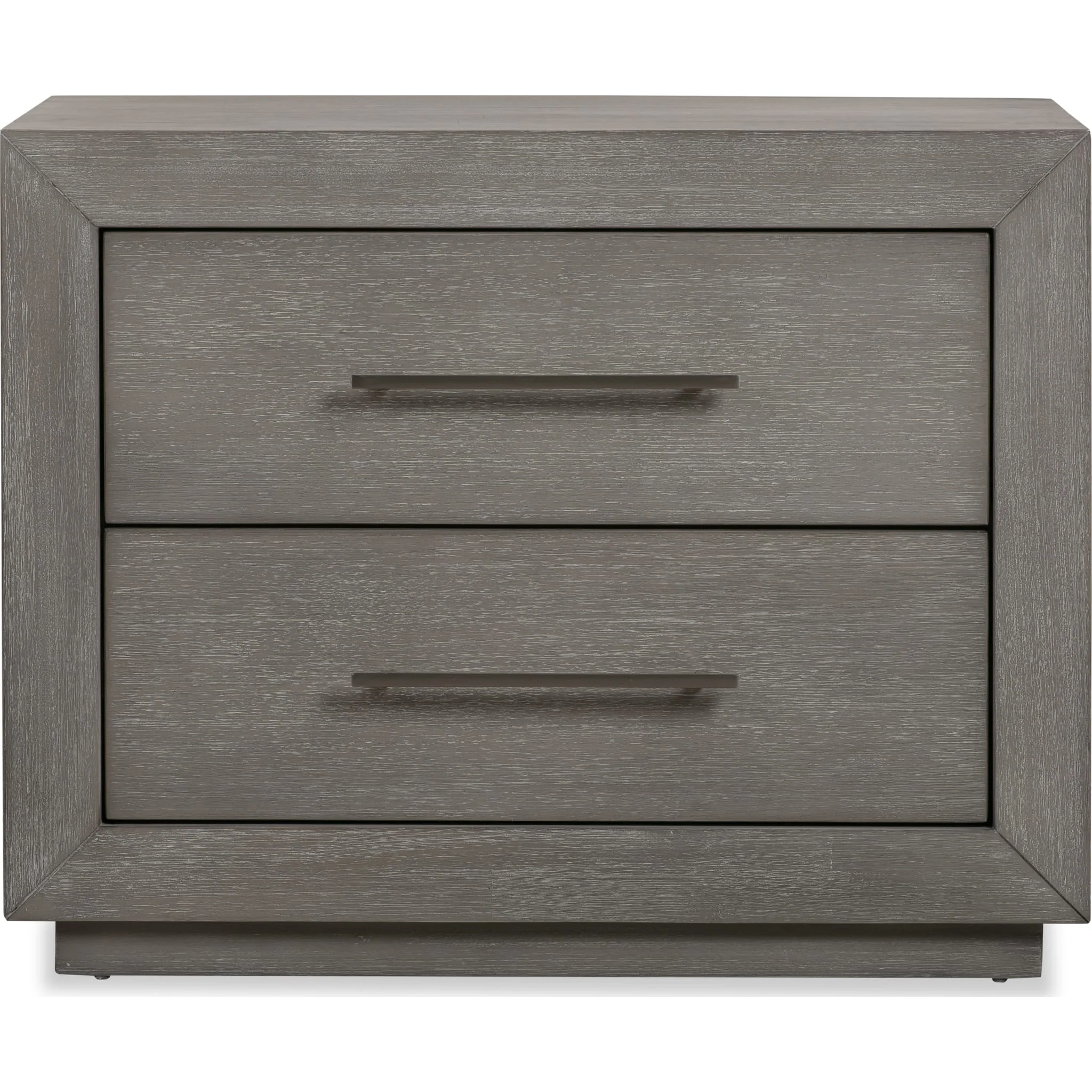 Melbourne Two Drawer Nightstand with USB in Mineral - Image 3