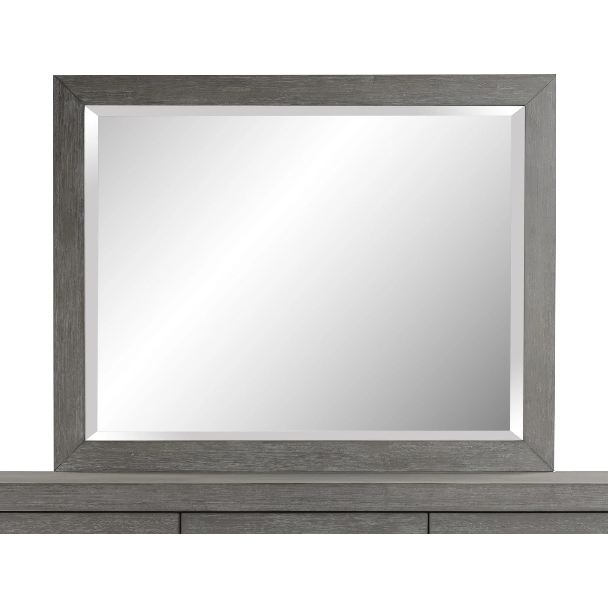 Melbourne Beveled Glass Mirror in Mineral - Image 3
