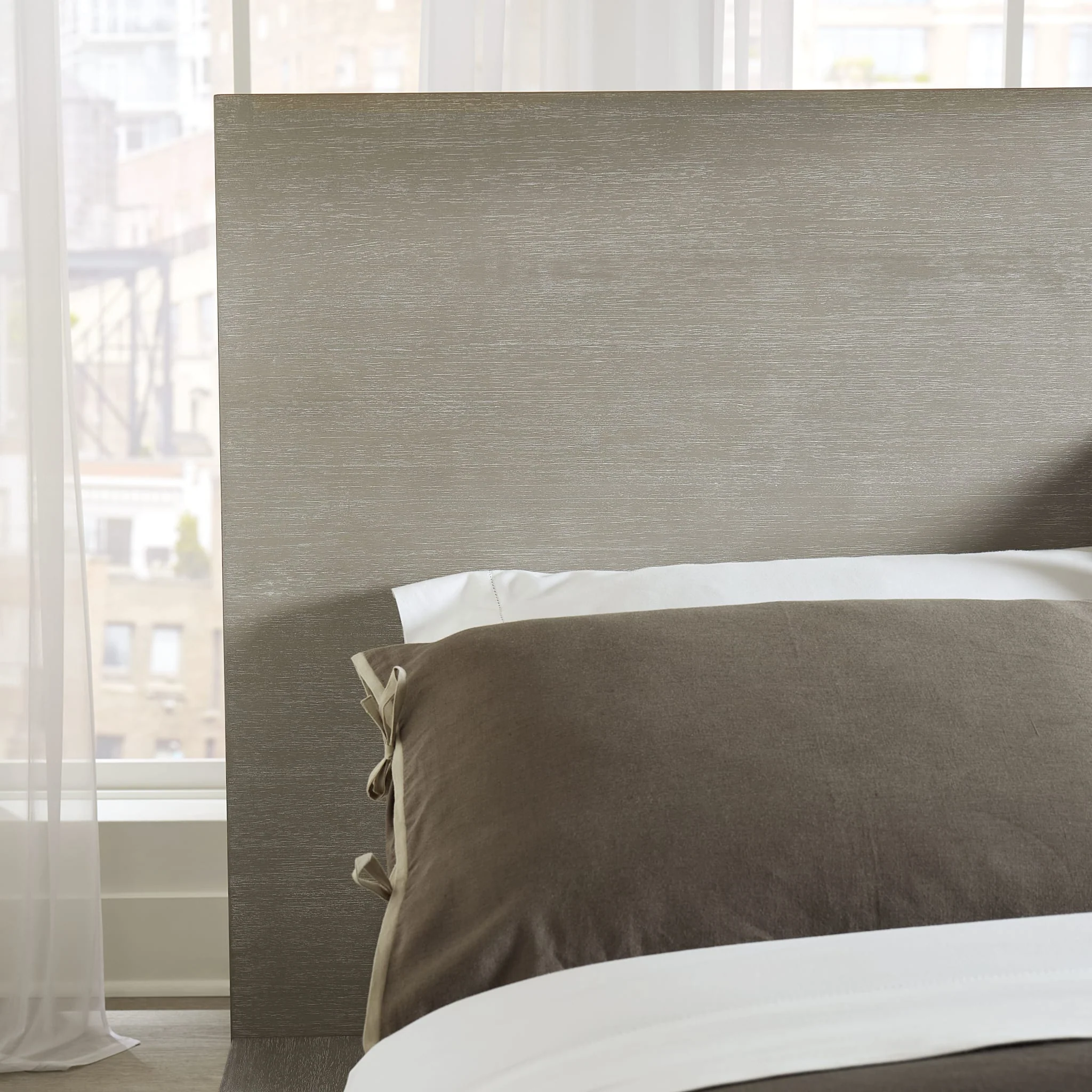 Melbourne Wood Platform Bed in Mineral - Image 3