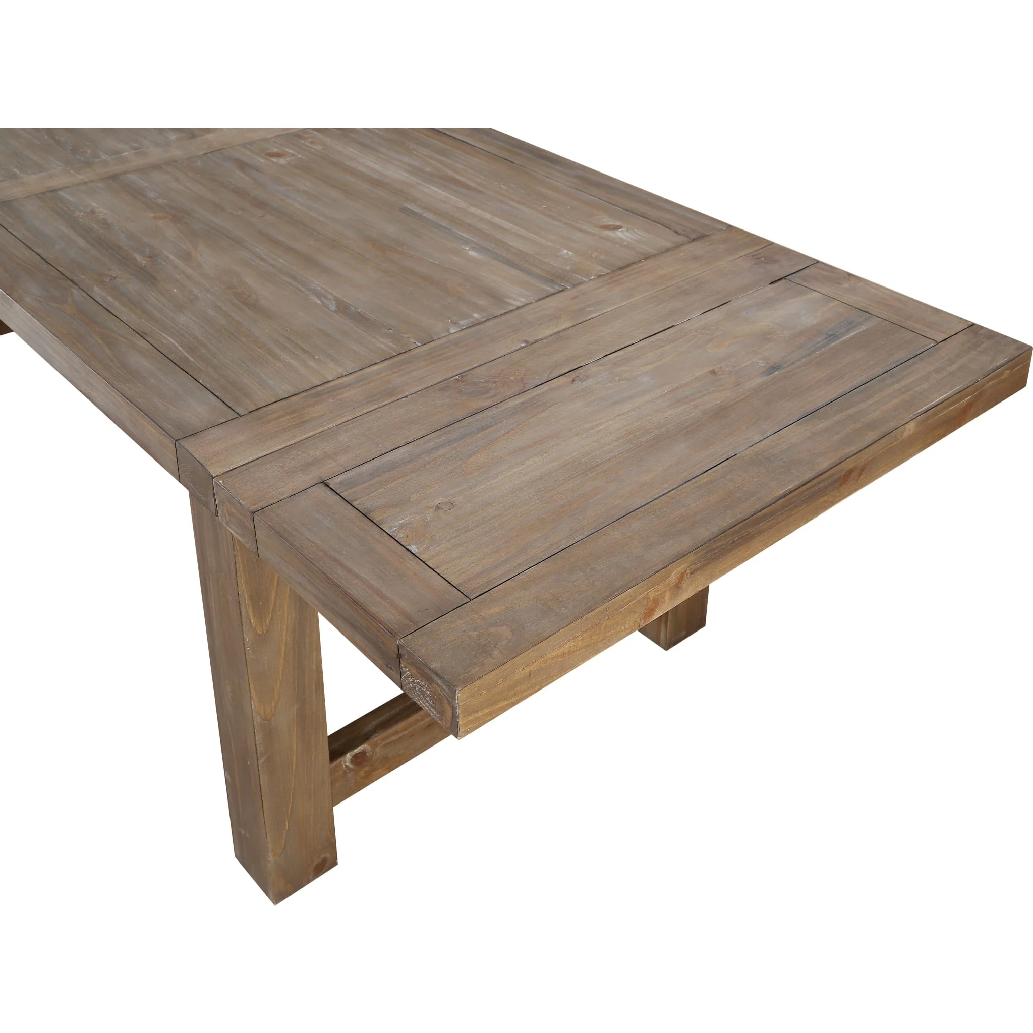 Autumn Solid Wood Extending Dining Table in Flint Oak - Image 7