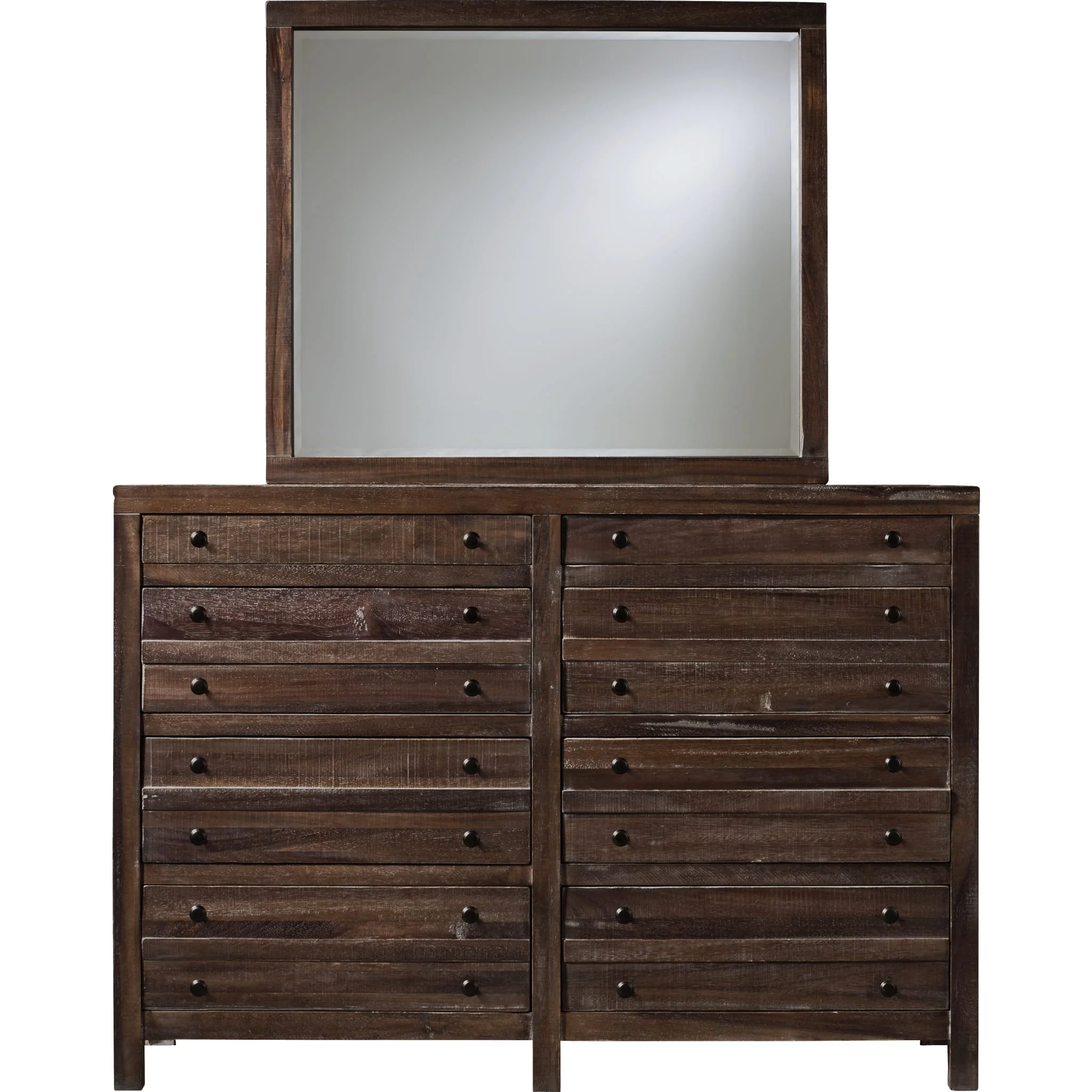 Townsend Eight Drawer Solid Wood Dresser in Java (2024) - Image 5
