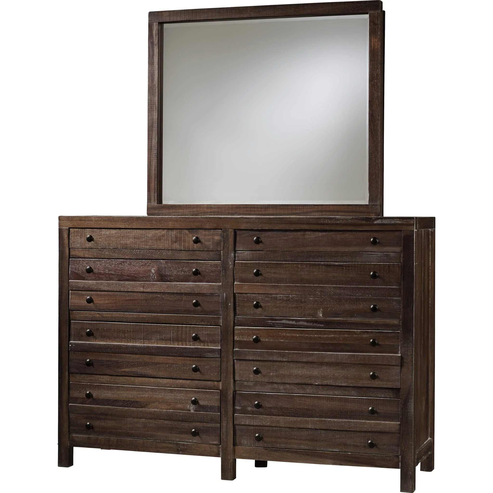 Townsend Eight Drawer Solid Wood Dresser in Java (2024) - Image 6