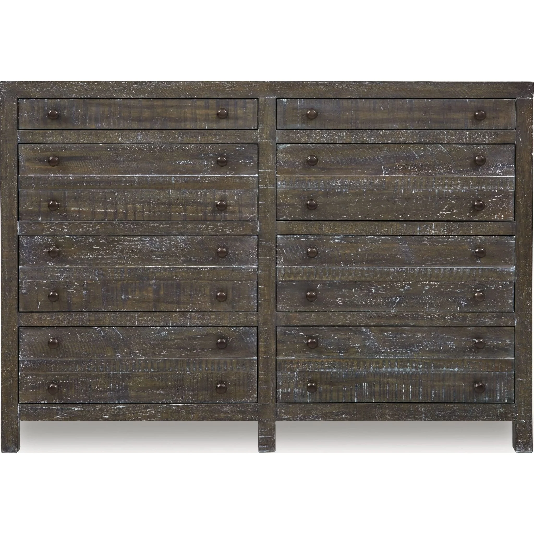 Townsend Solid Wood Eight Drawer Dresser in Gunmetal (2024) - Image 6
