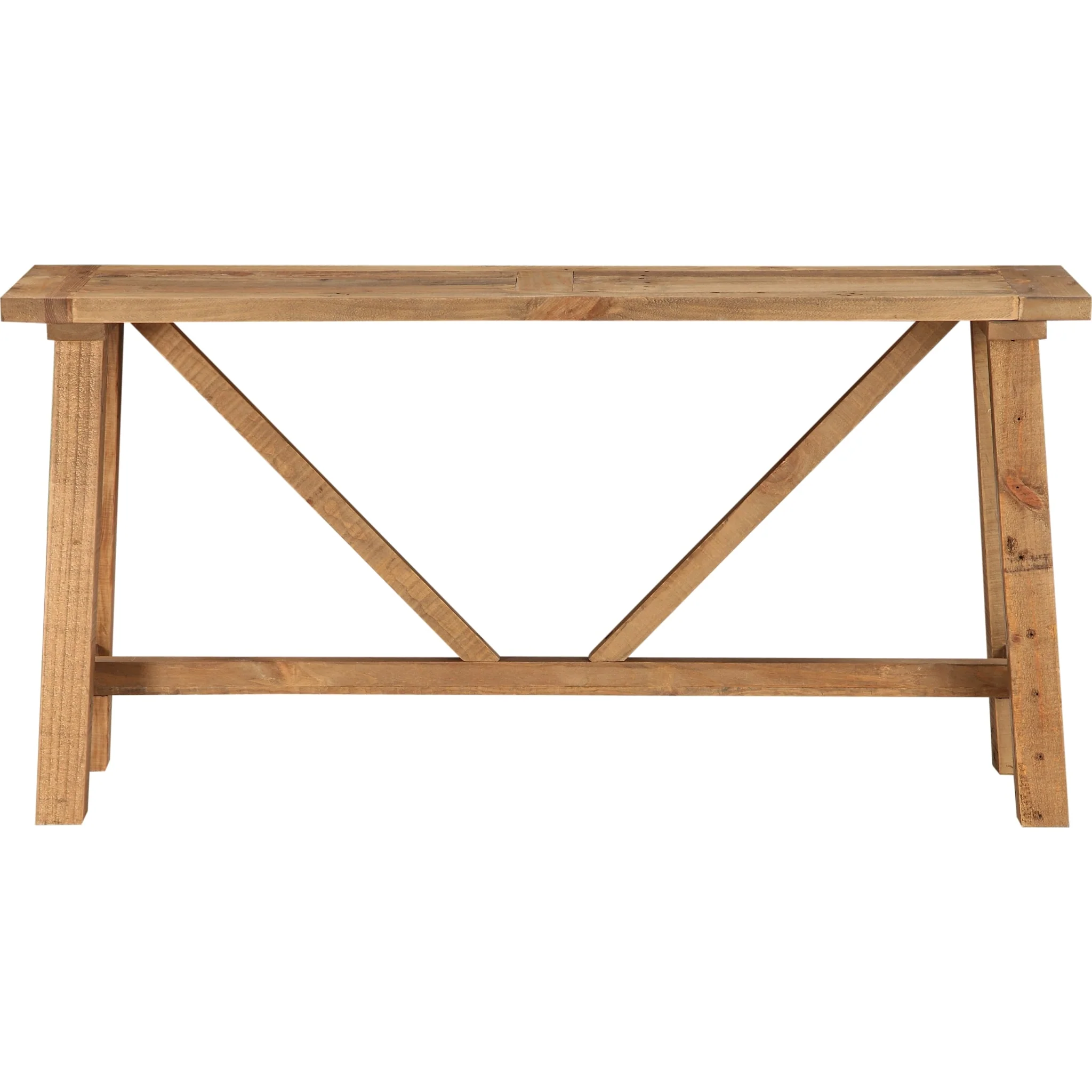 Harby Reclaimed Wood Console Table in Rustic Tawny - Image 4