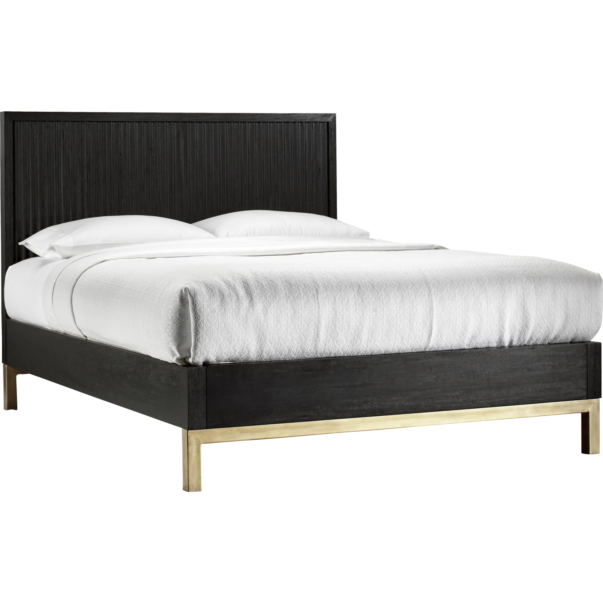 Kentfield Solid Wood Platform Bed in Black Drifted Oak - Image 5