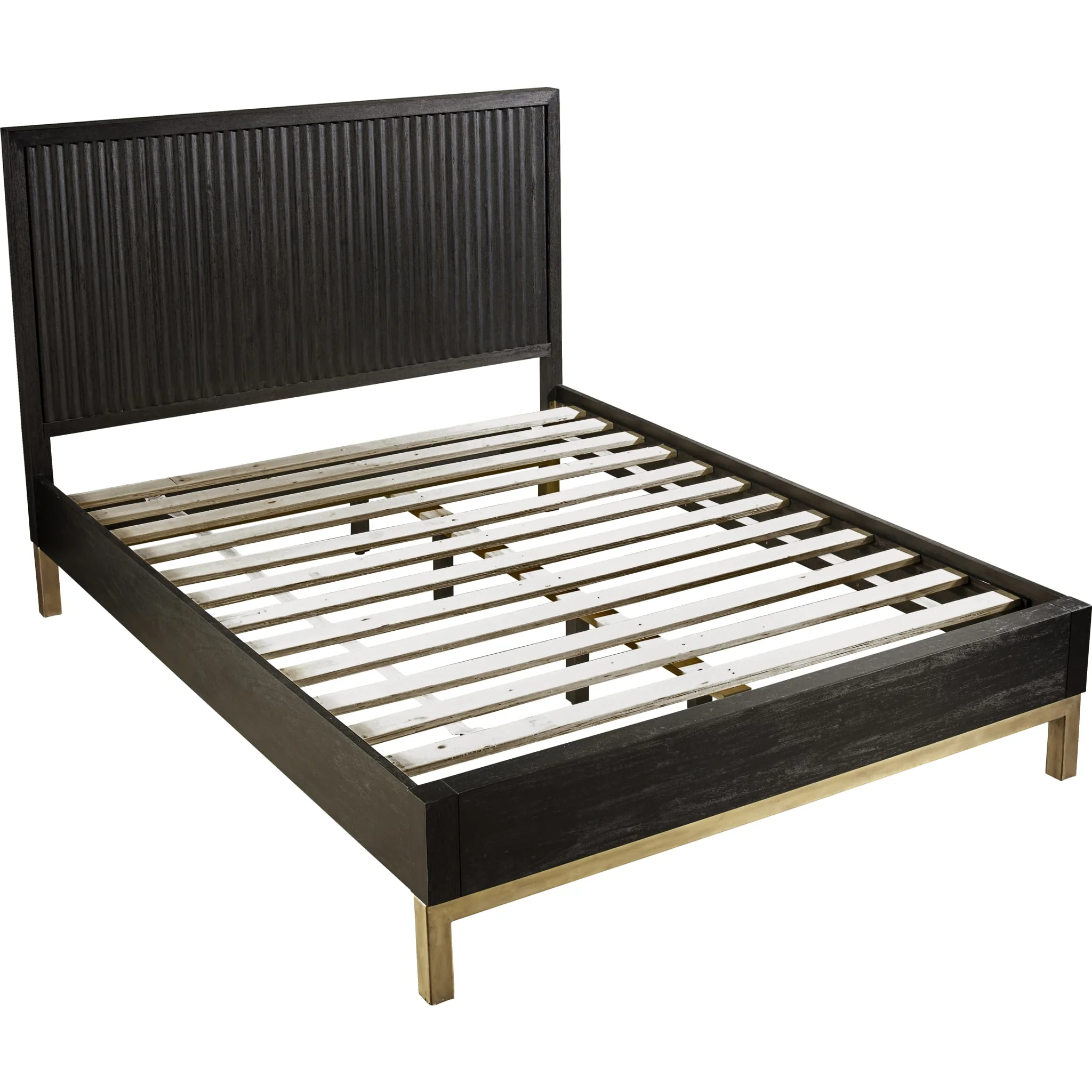 Kentfield Solid Wood Platform Bed in Black Drifted Oak - Image 7