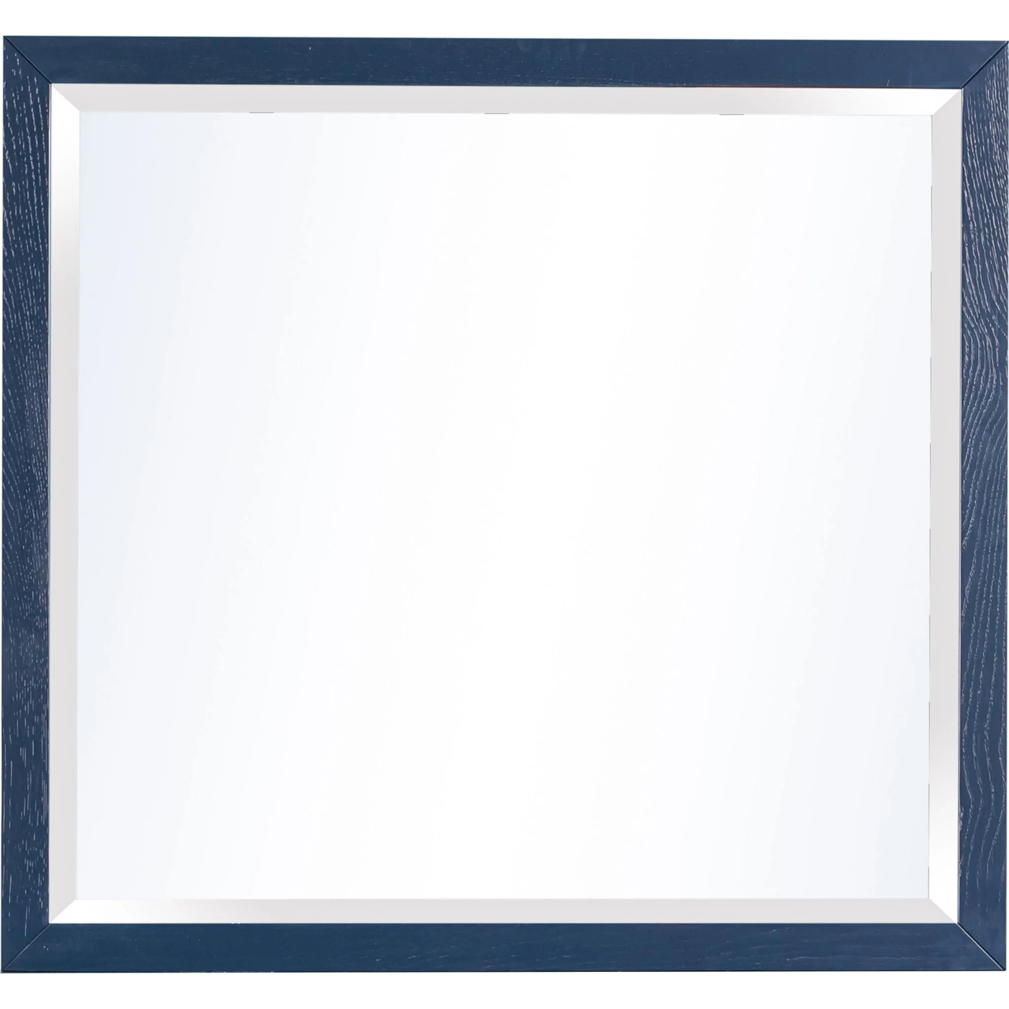 Argento Beveled Glass Wall or Dresser Mirror in Navy Blue - Image 6