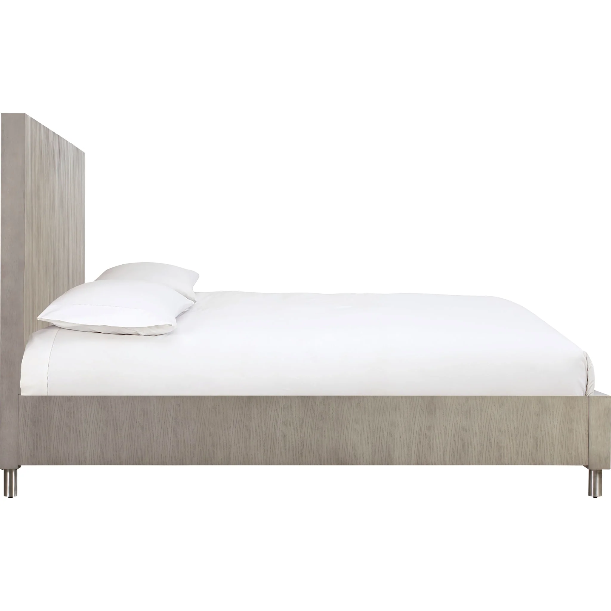 Argento Wave-Patterned Bed in Misty Grey - Image 7