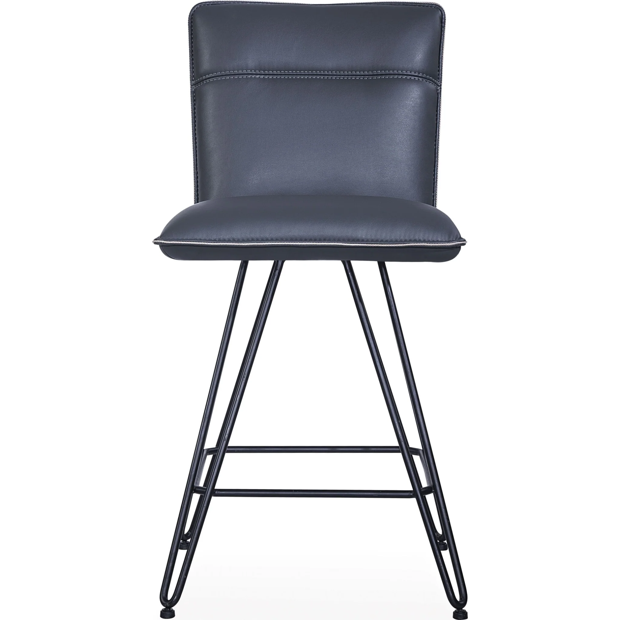 Demi Hairpin Leg Swivel Counter Stool in Cobalt - Image 3