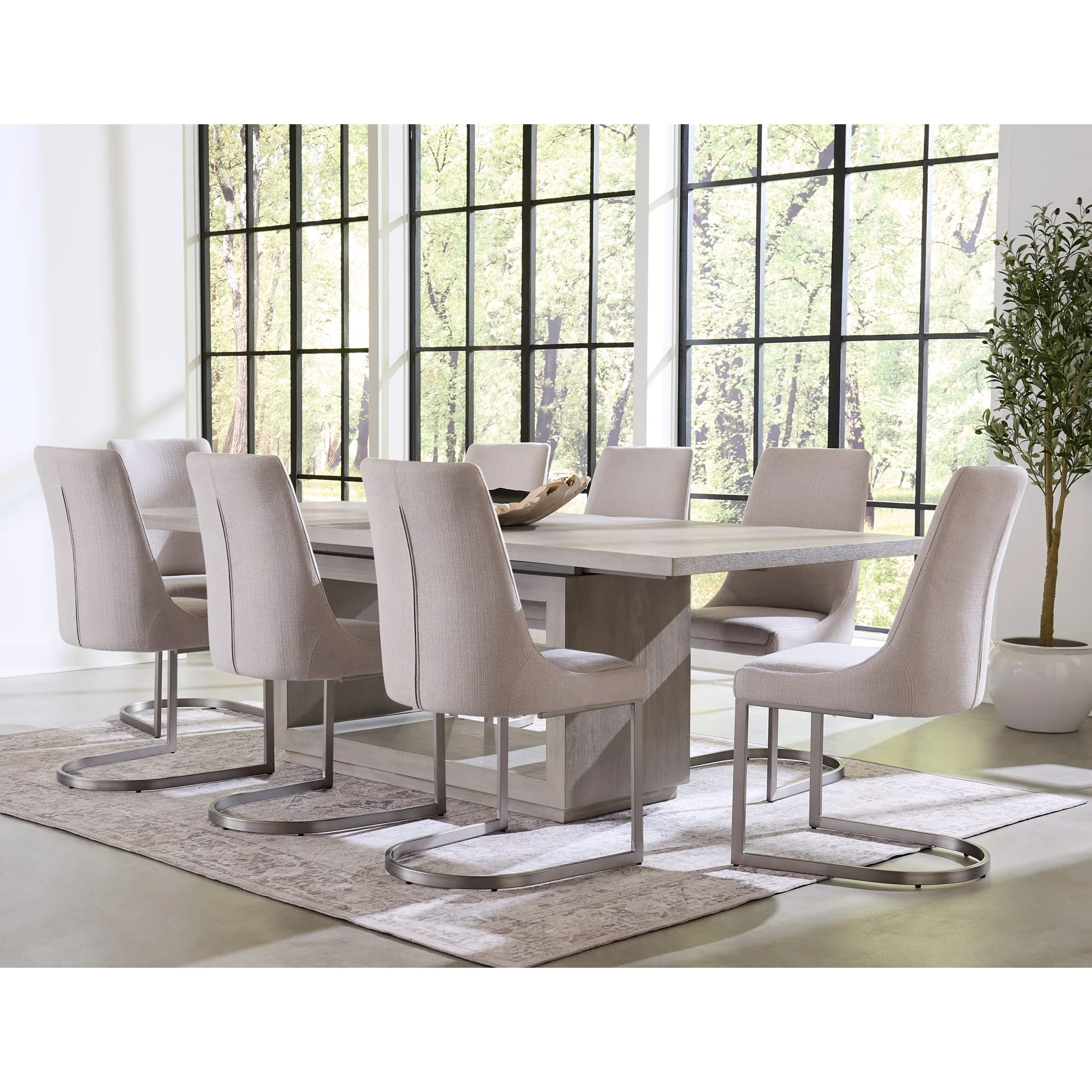 Oxford Rectangular Dining Table in Mineral - Image 13