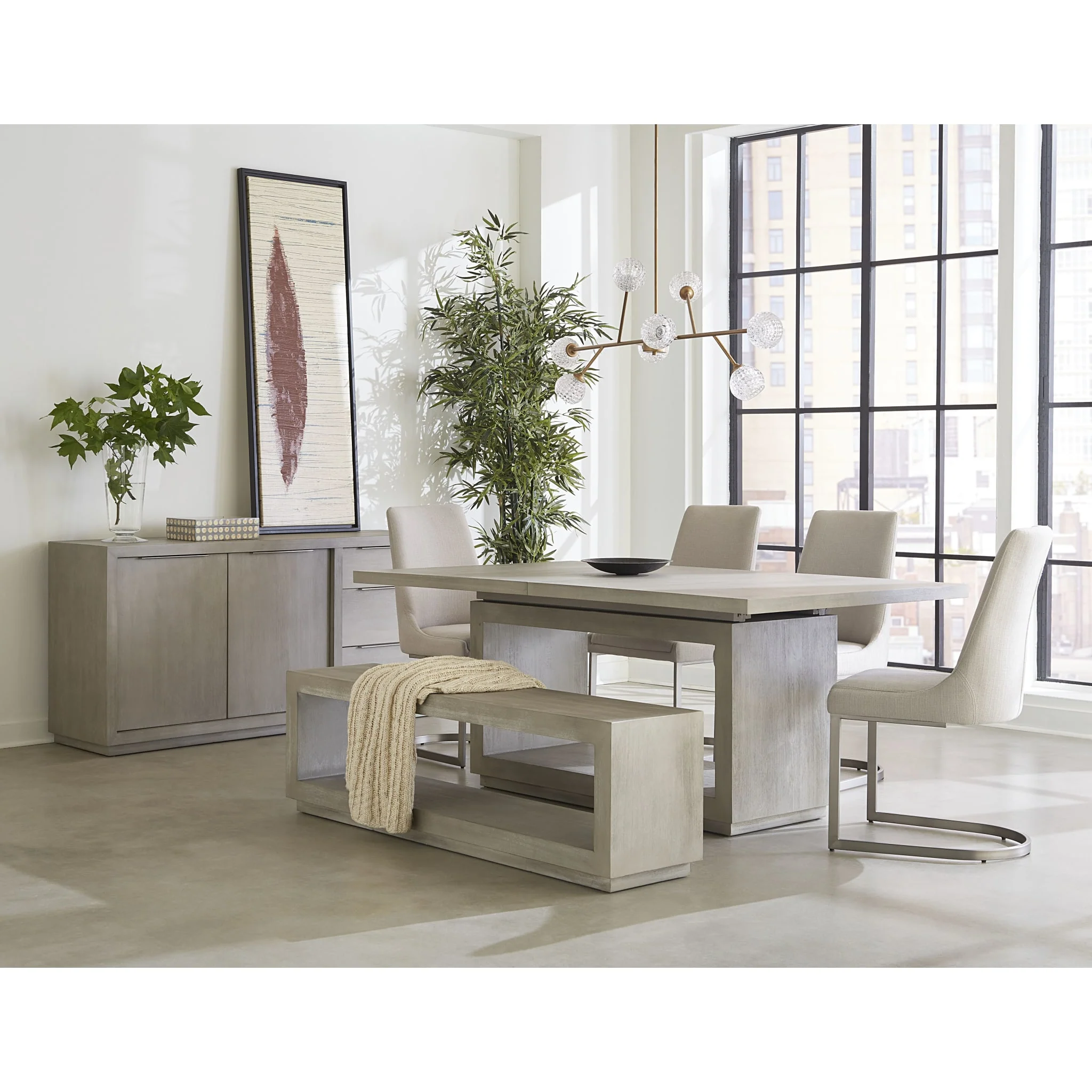 Oxford Rectangular Dining Table in Mineral - Image 3