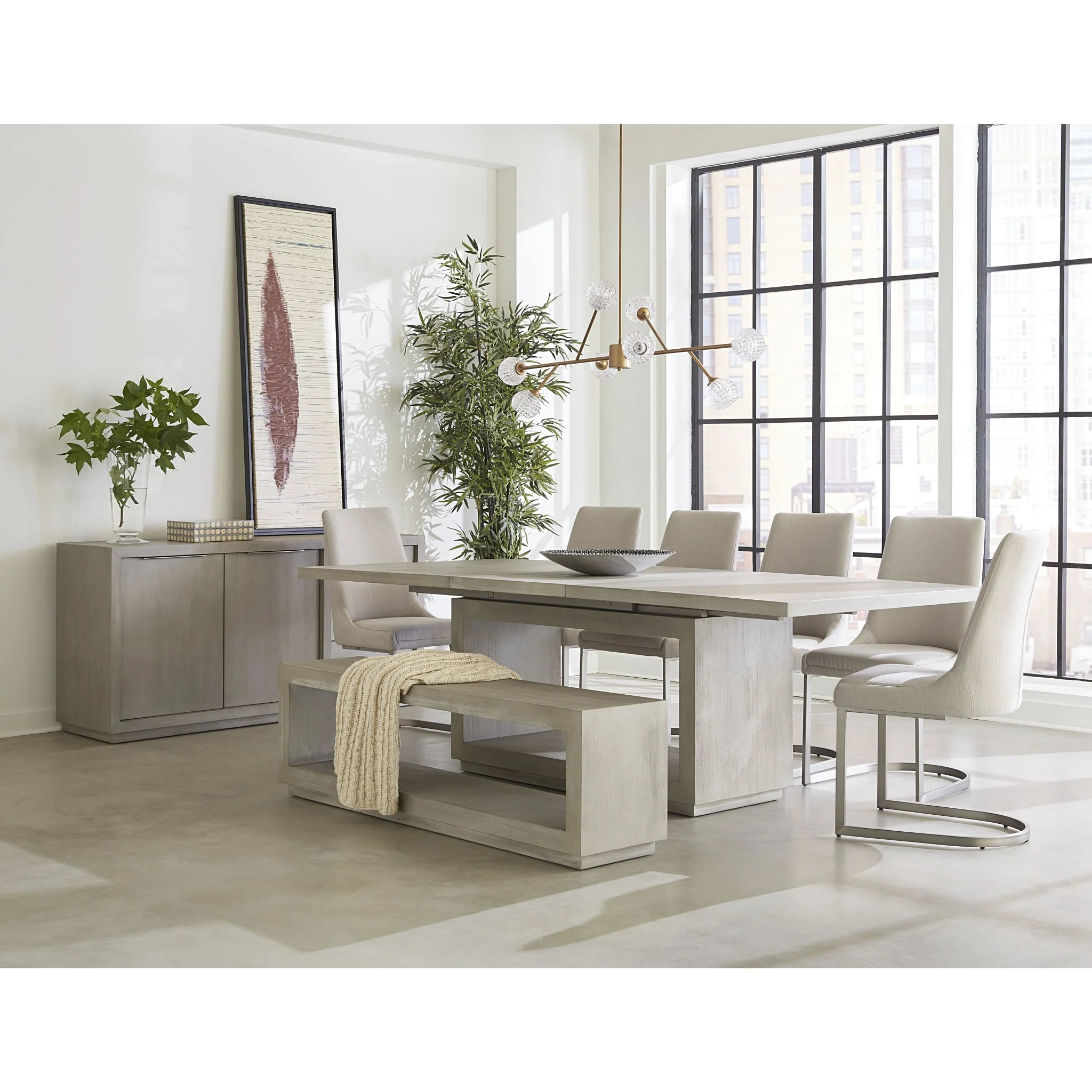 Oxford Rectangular Dining Table in Mineral - Image 4