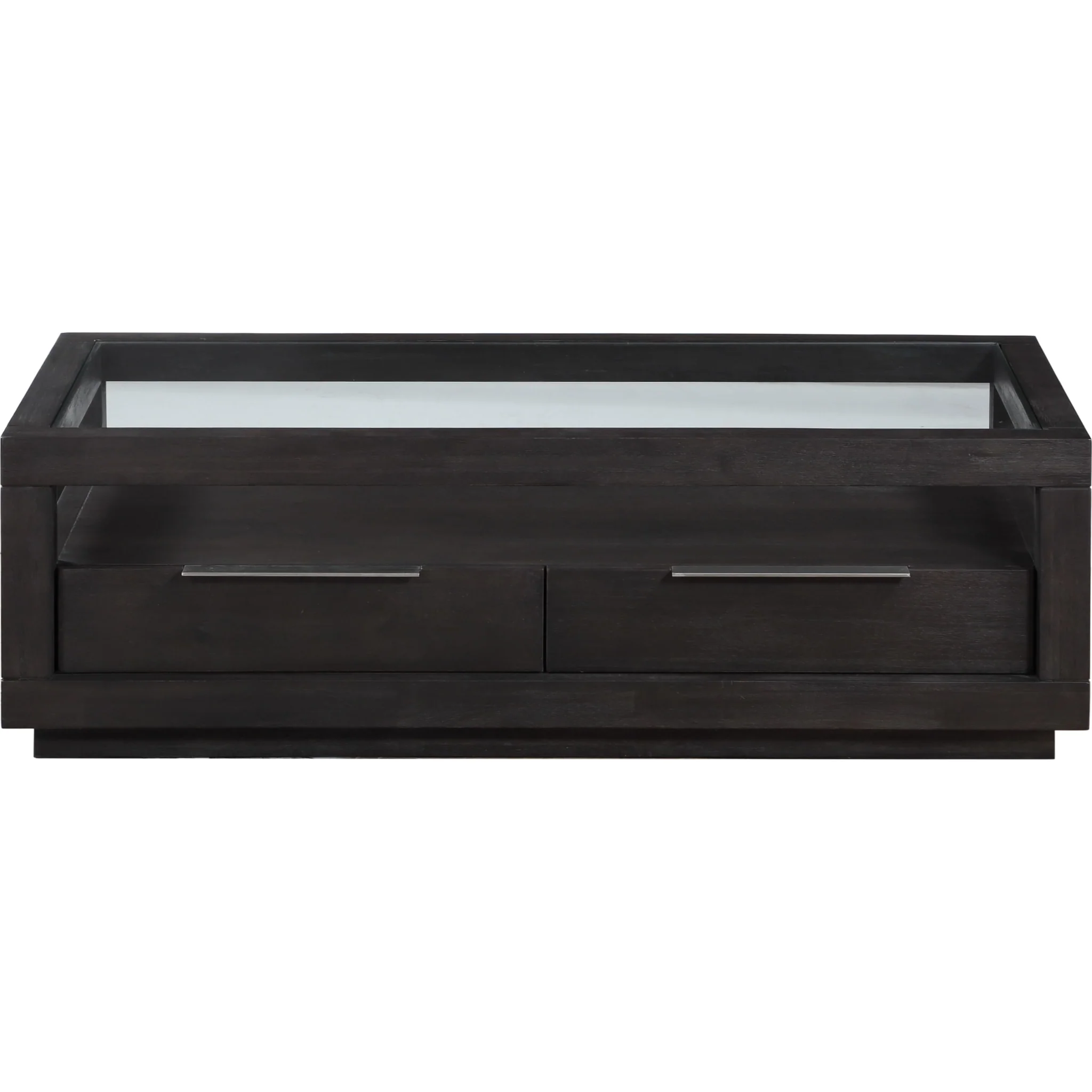 Oxford Two Drawer Rectangular Coffee Table in Basalt Grey - Image 4