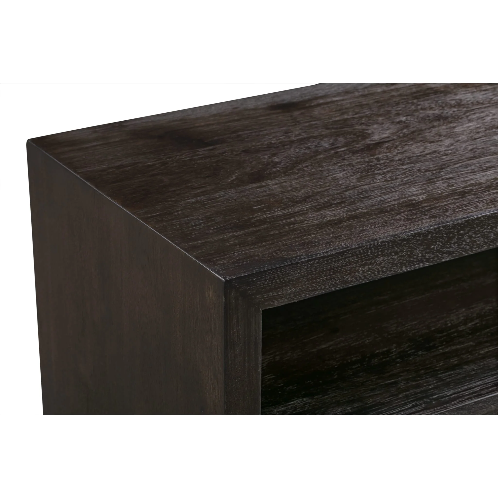 Oxford Solid Wood 54 inch Media Console in Basalt Grey - Image 6
