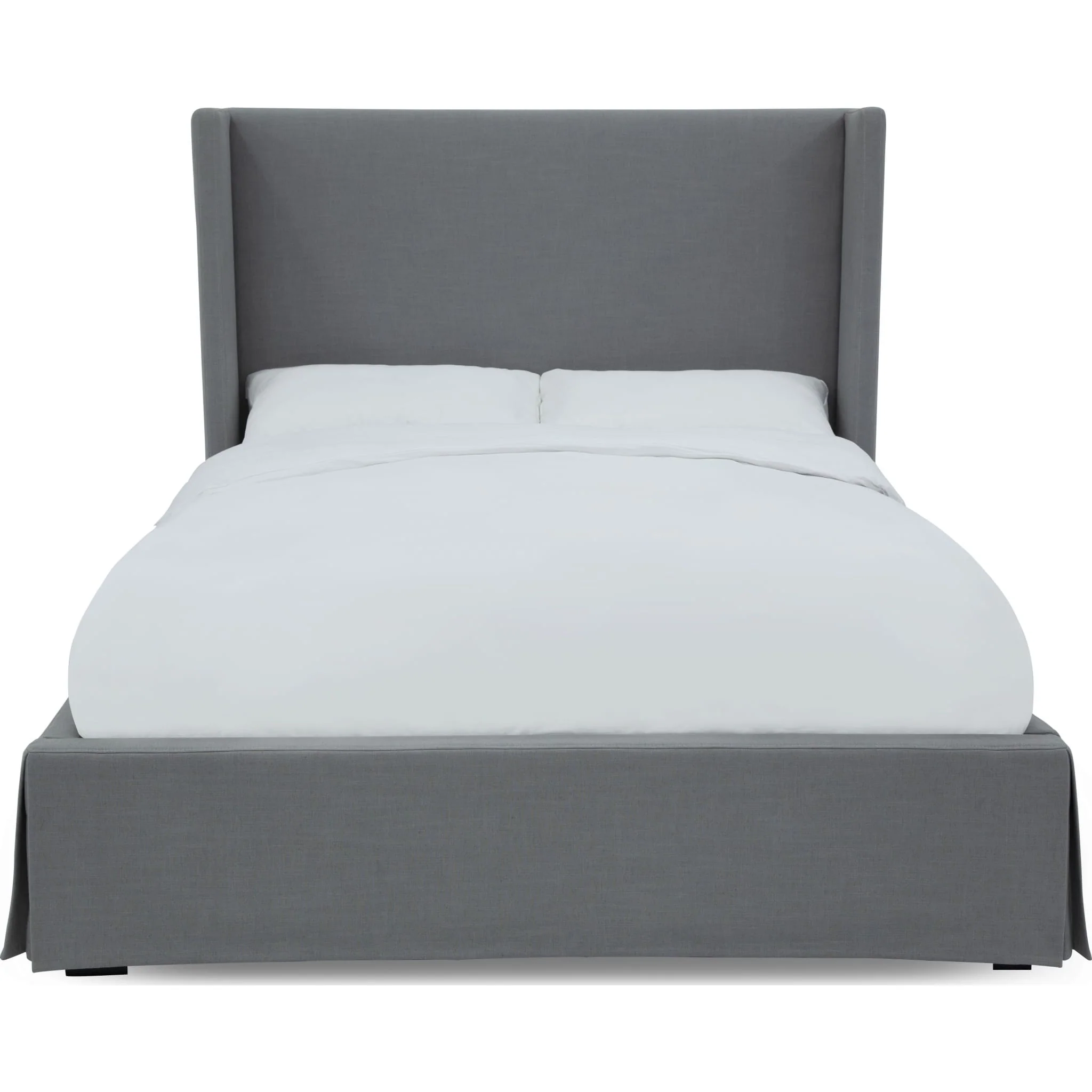 Cresta Skirted Footboard Storage Panel Bed in Fog - Image 5