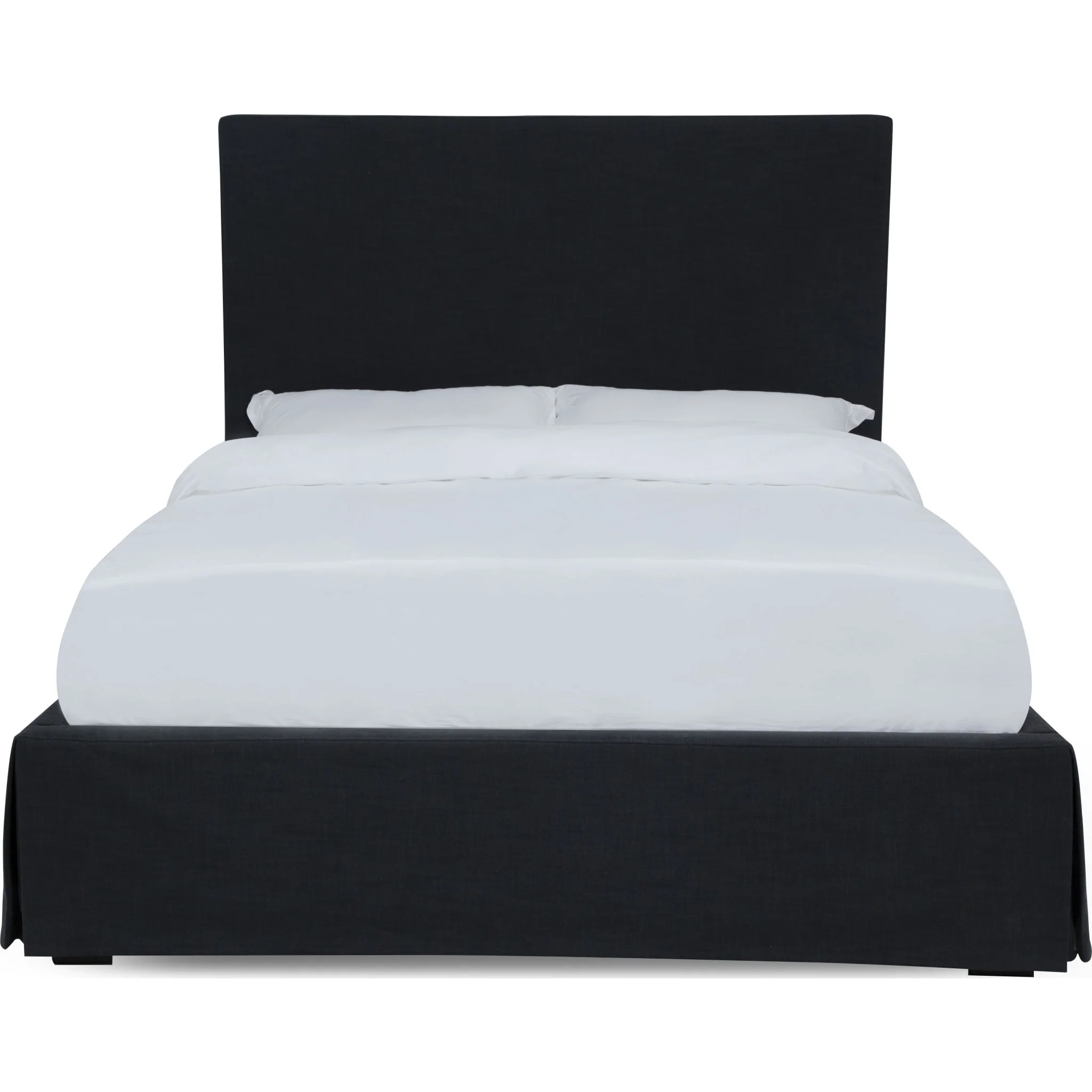 Cheviot UpholsteredSkirted Storage Panel Bed in Iron - Image 5