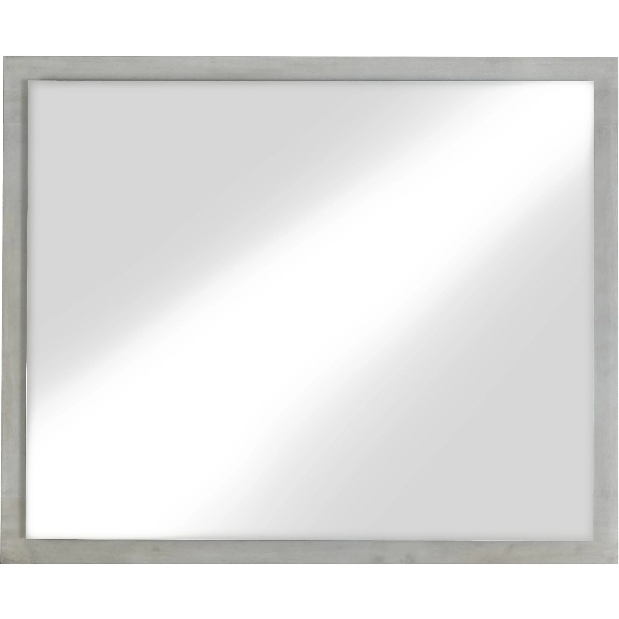 Destination Floating Glass Mirror in Cotton Grey - Image 4