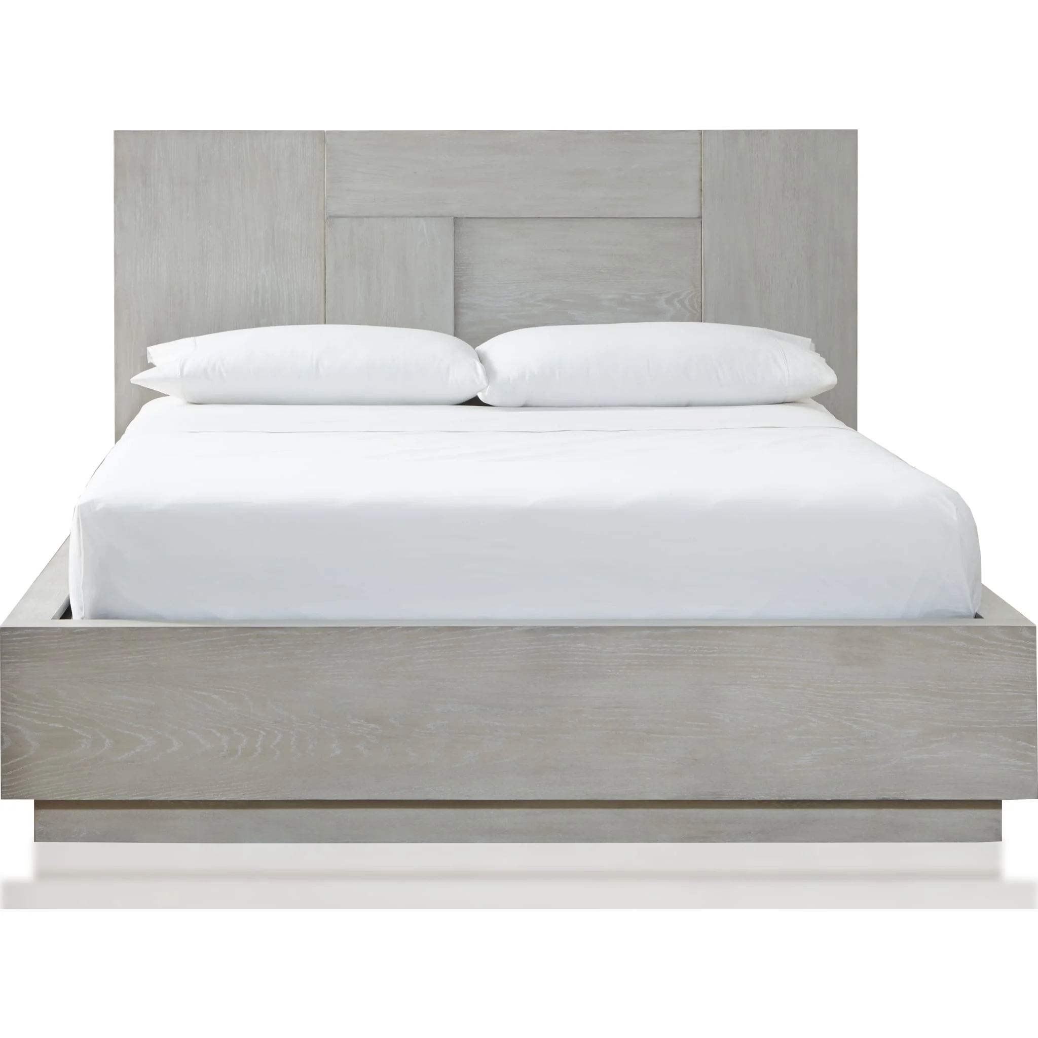 Destination Wood Panel Bed in Cotton Grey - Image 4