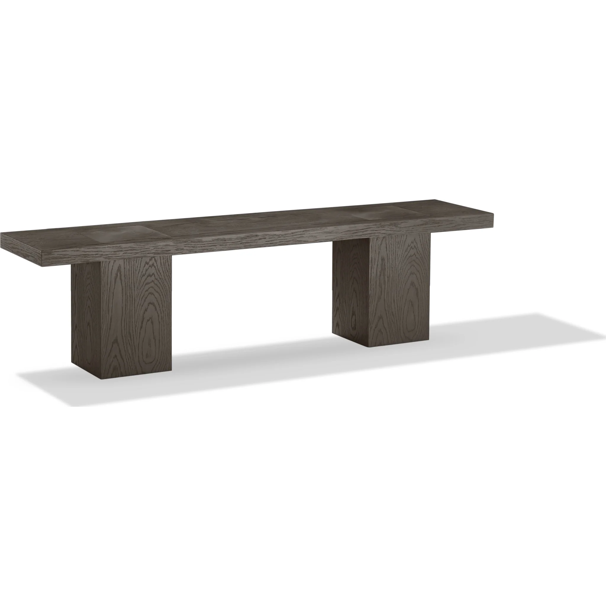 Modesto Wooden Dining Bench in French Roast - Image 4