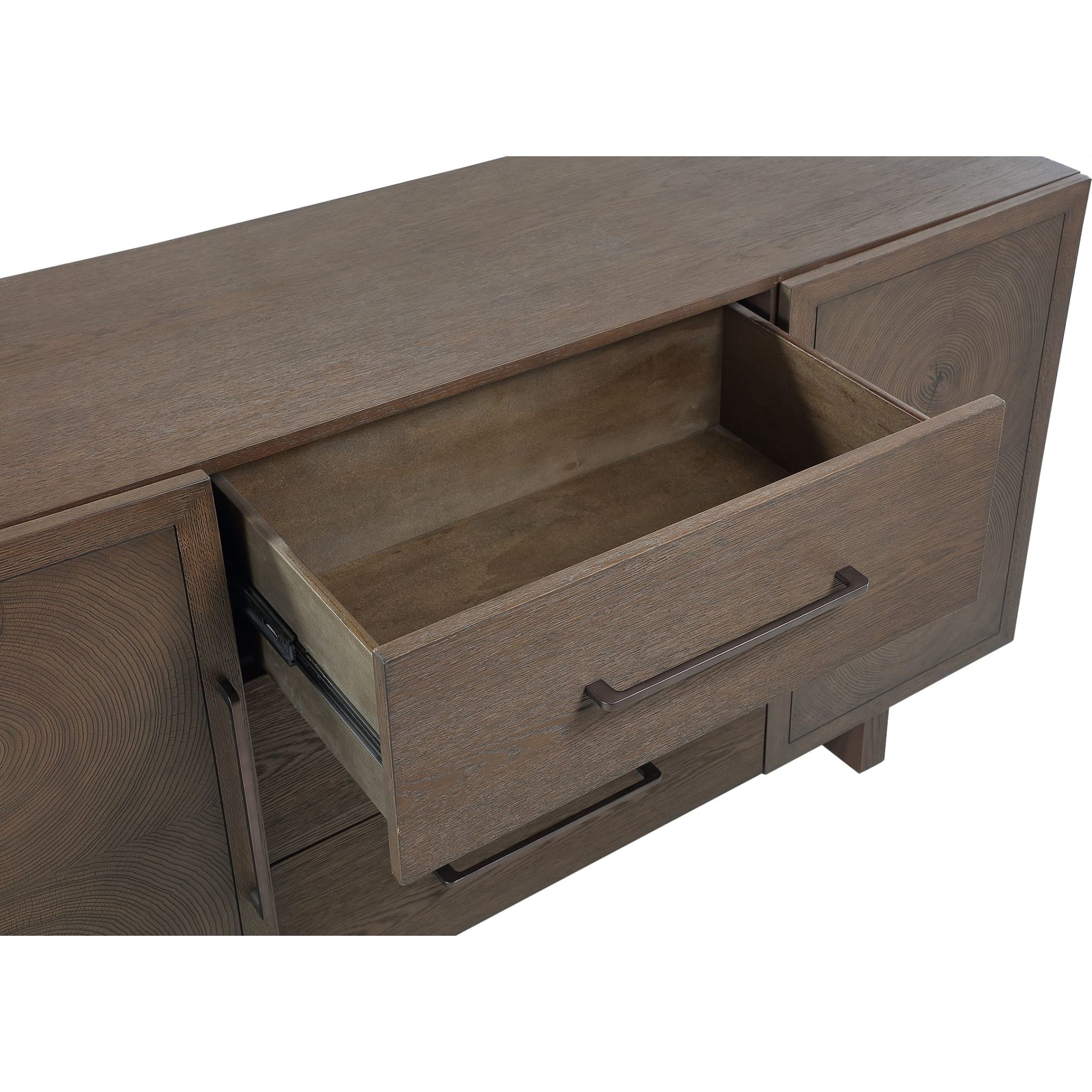 Oakland Three-Drawer Sideboard in Brunette - Image 5