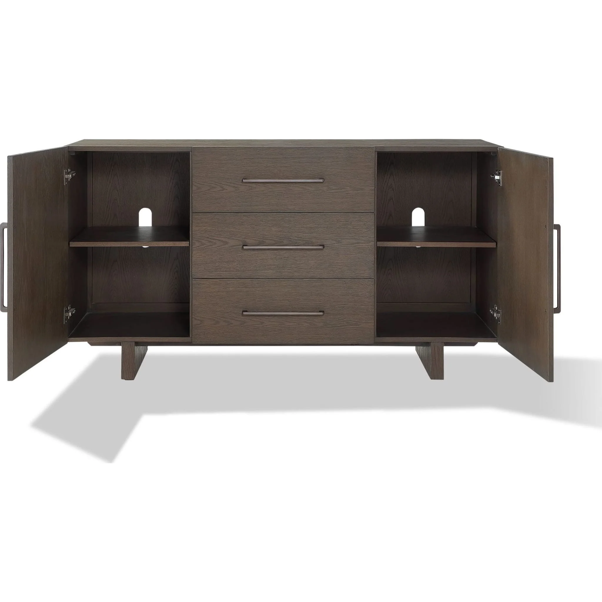 Oakland Three-Drawer Sideboard in Brunette - Image 8