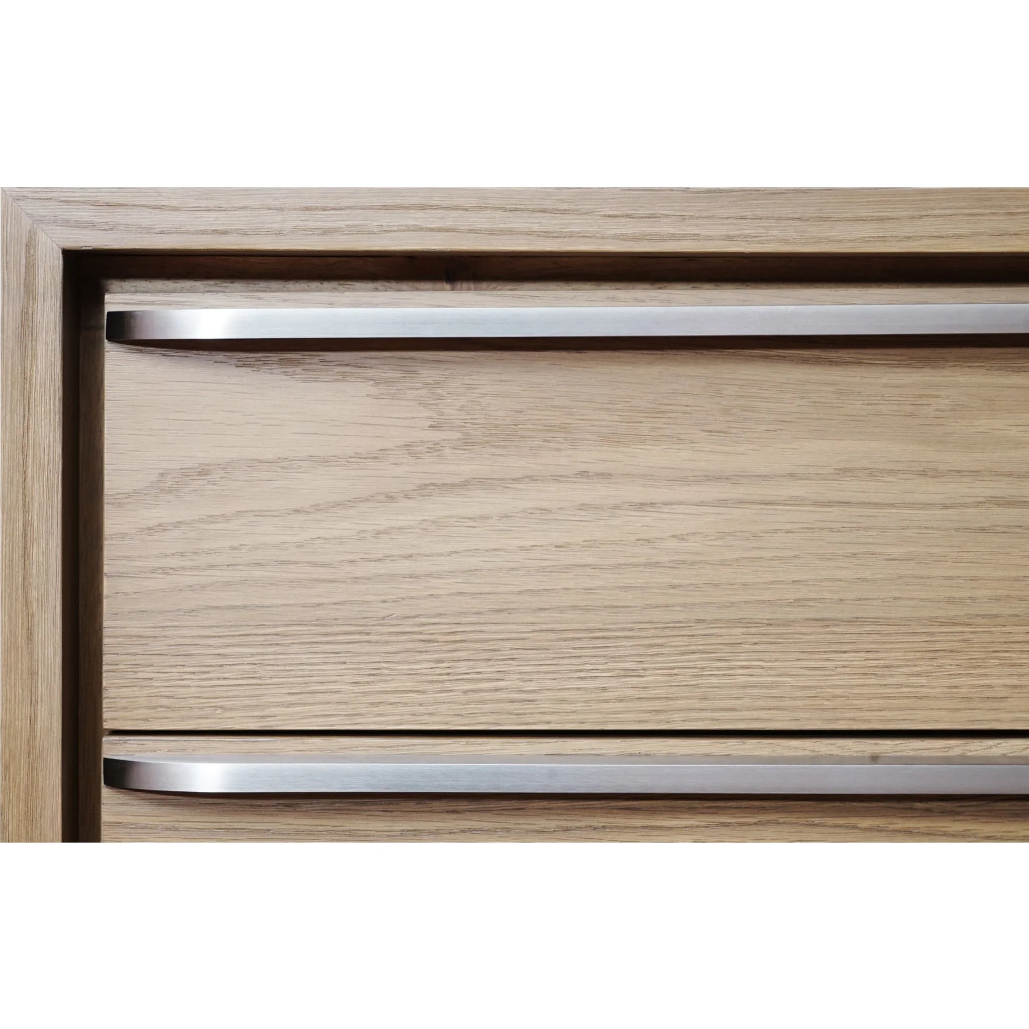 One Coastal Modern Two Drawer USB-Charging Nightstand in Bisque - Image 8
