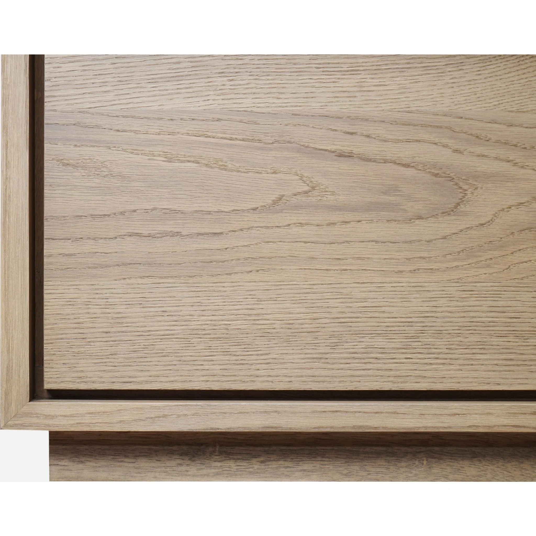 One Coastal Modern Two Drawer USB-Charging Nightstand in Bisque - Image 9